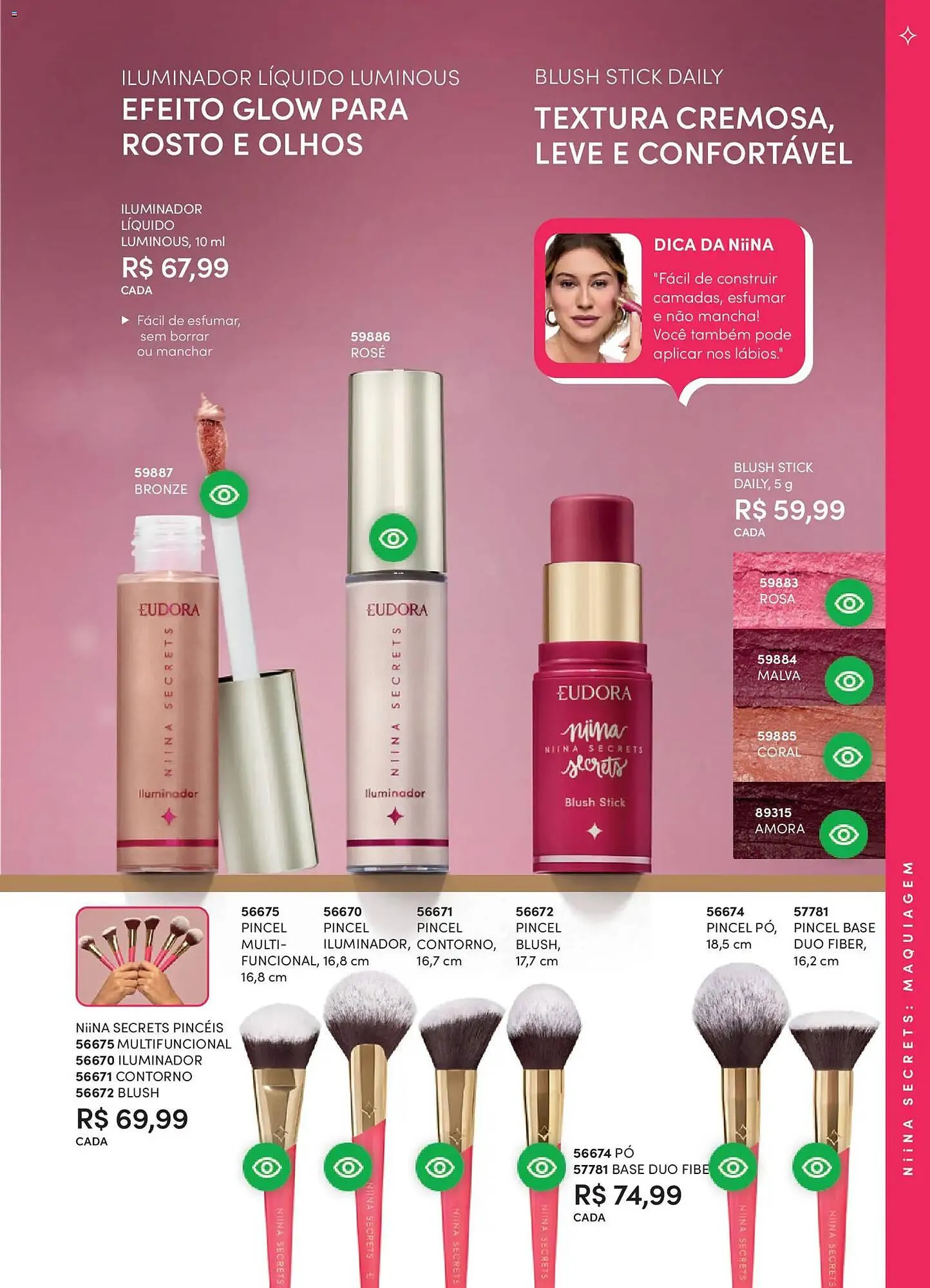 Encarte de Catálogo Eudora 17 de dezembro até 9 de janeiro 2026 - Pagina 98