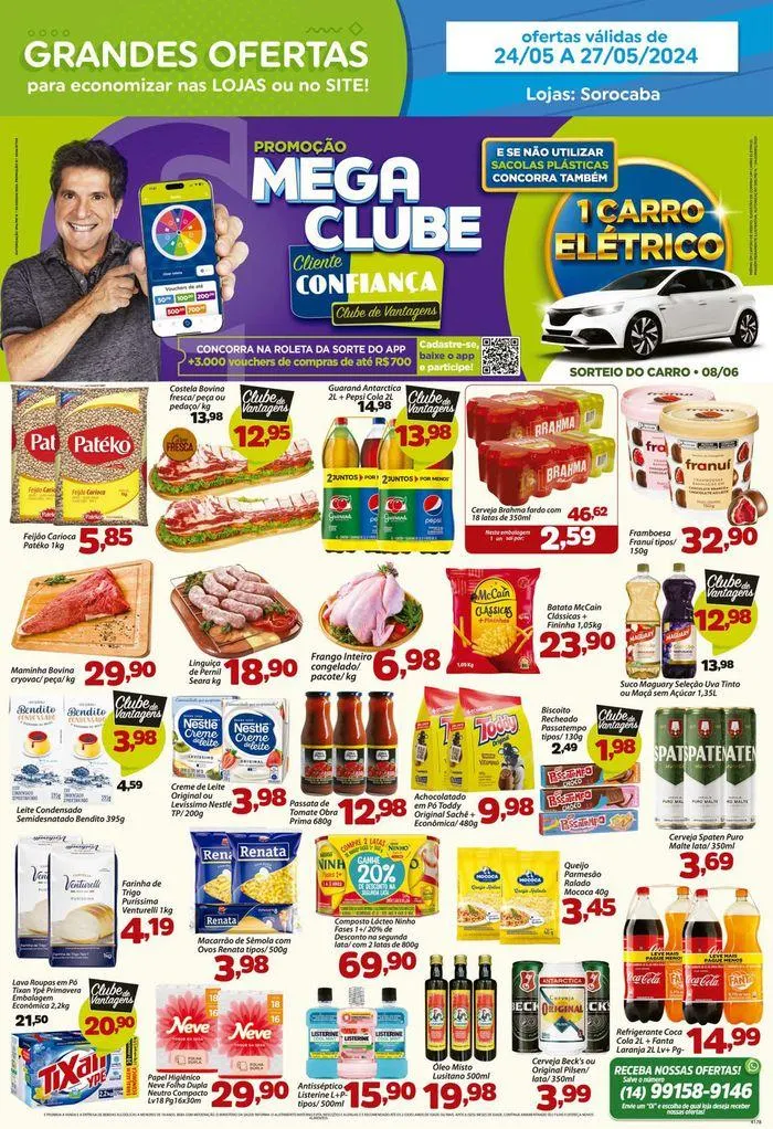 Encarte de Ofertas Confiança Supermercados 24 de maio até 27 de maio 2024 - Pagina 1