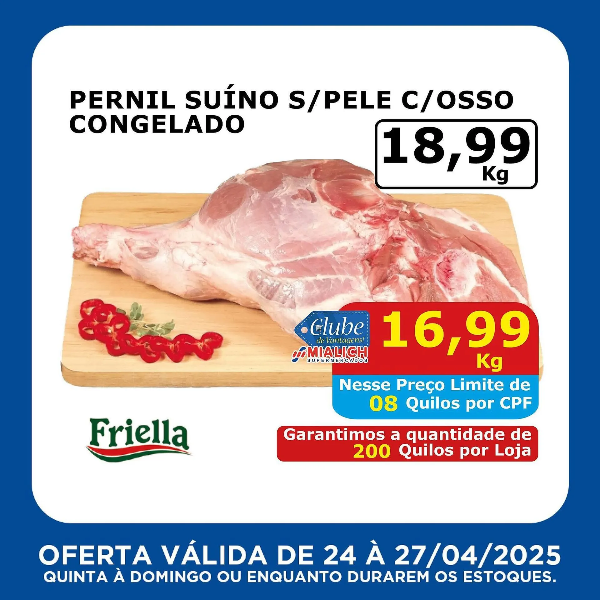 Encarte de Catálogo Mialich Supermercados 24 de abril até 27 de abril 2025 - Pagina 3