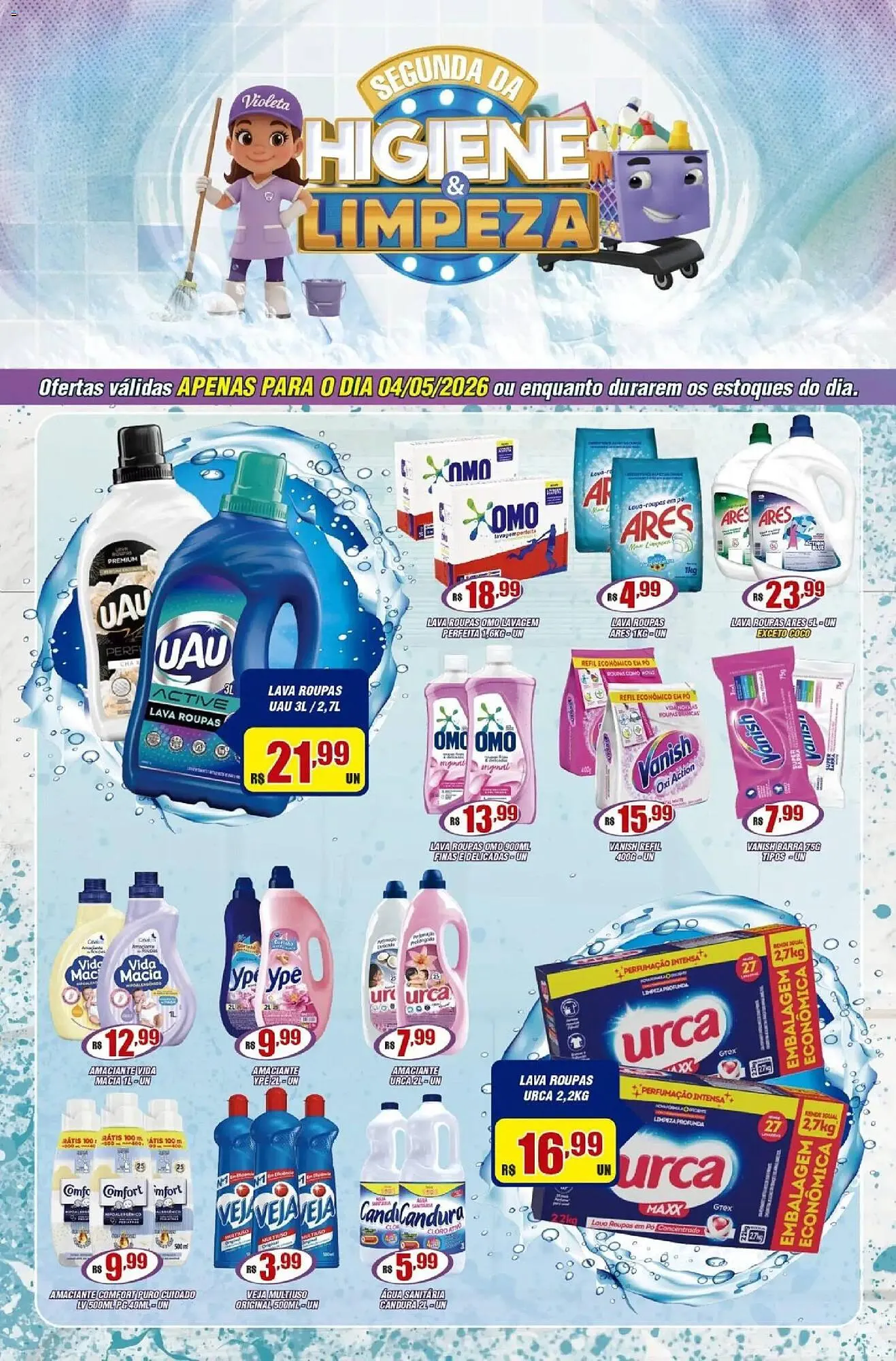 Encarte de Catálogo Violeta Supermercados 4 de maio até 4 de maio 2026 - Pagina 1