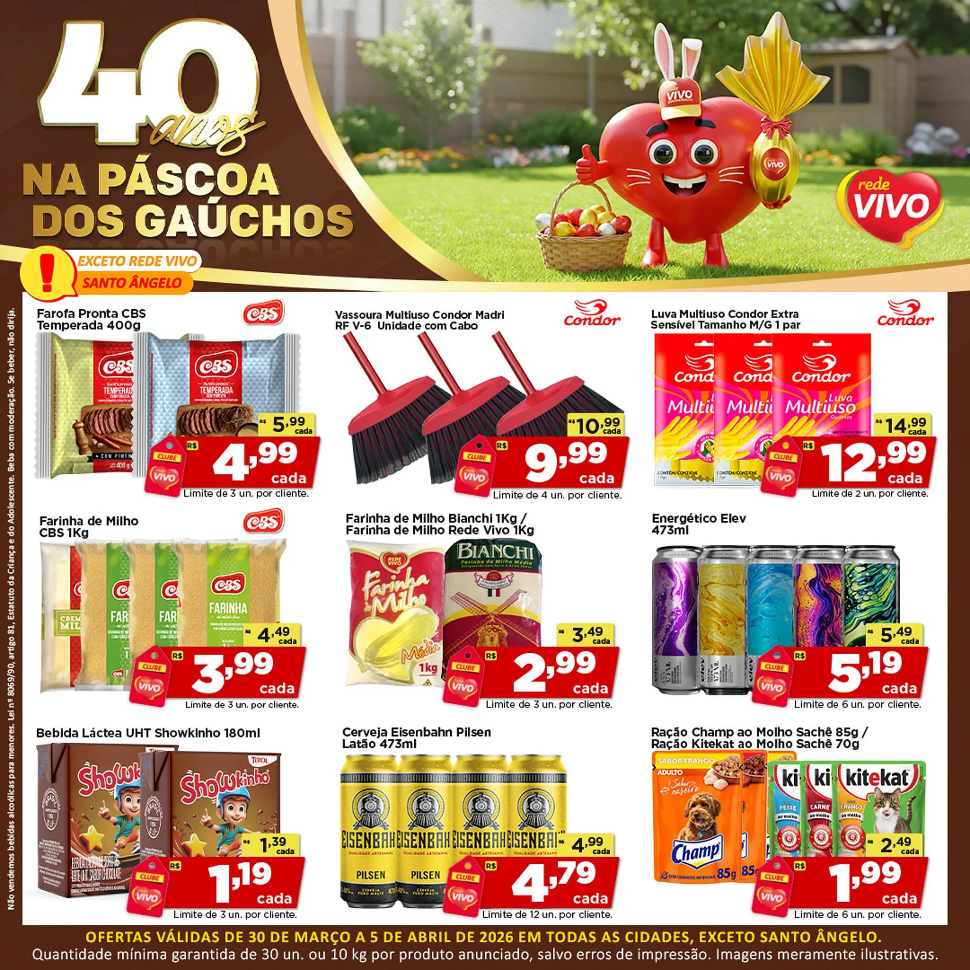 Encarte de Encarte Rede Vivo 30 de março até 5 de abril 2026 - Pagina 1