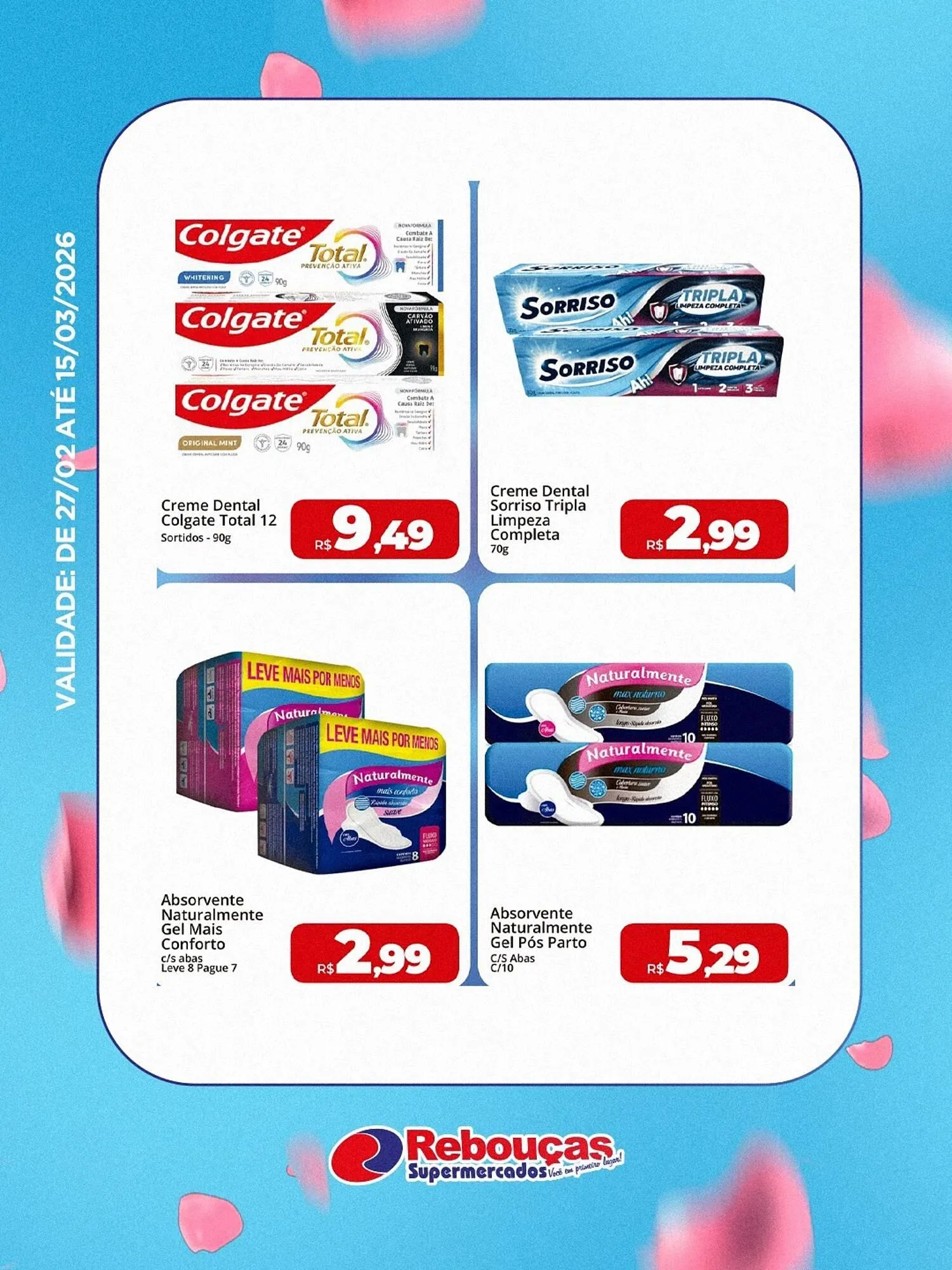 Encarte de Catálogo Rebouças Supermercados 7 de março até 15 de março 2026 - Pagina 2