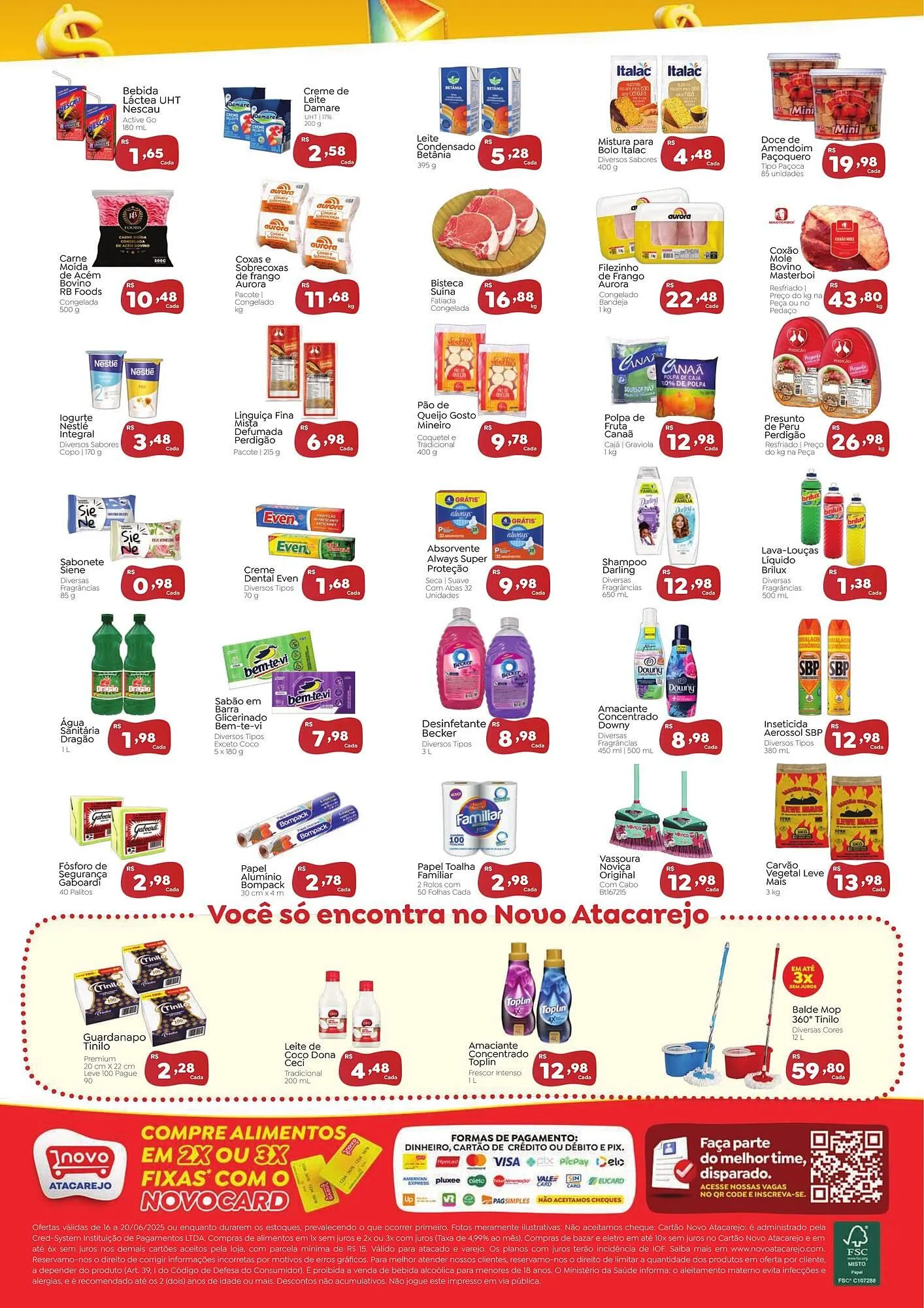 Encarte de Catálogo Novo Atacarejo 16 de junho até 20 de junho 2025 - Pagina 2