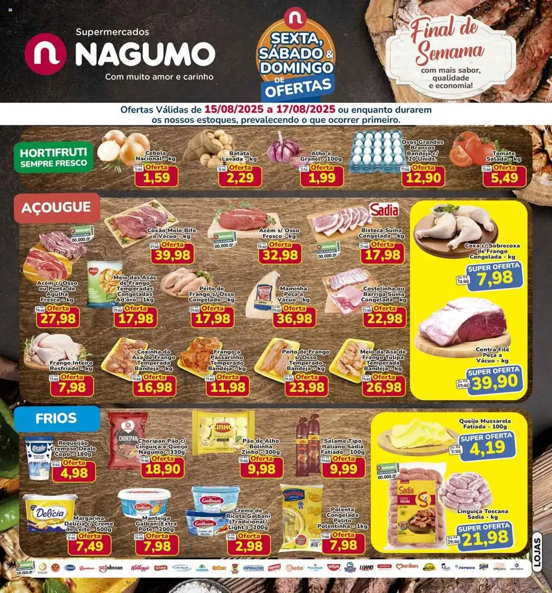 Encarte de Catálogo Nagumo 15 de agosto até 18 de agosto 2025 - Pagina 1