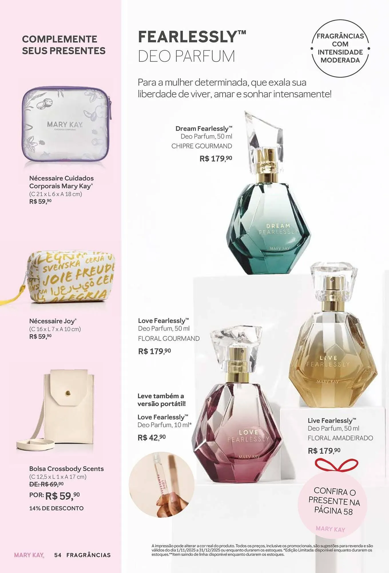 Encarte de Revista Mary Kay 1 de novembro até 31 de dezembro 2025 - Pagina 54