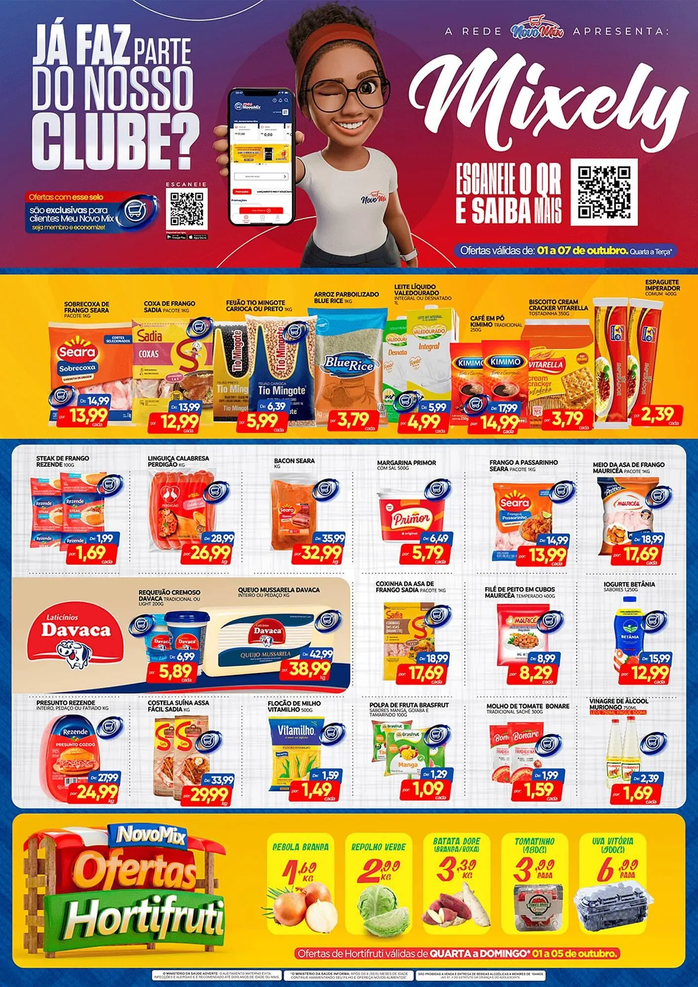 Encarte de Encarte Novo Mix 1 de outubro até 7 de outubro 2025 - Pagina 1