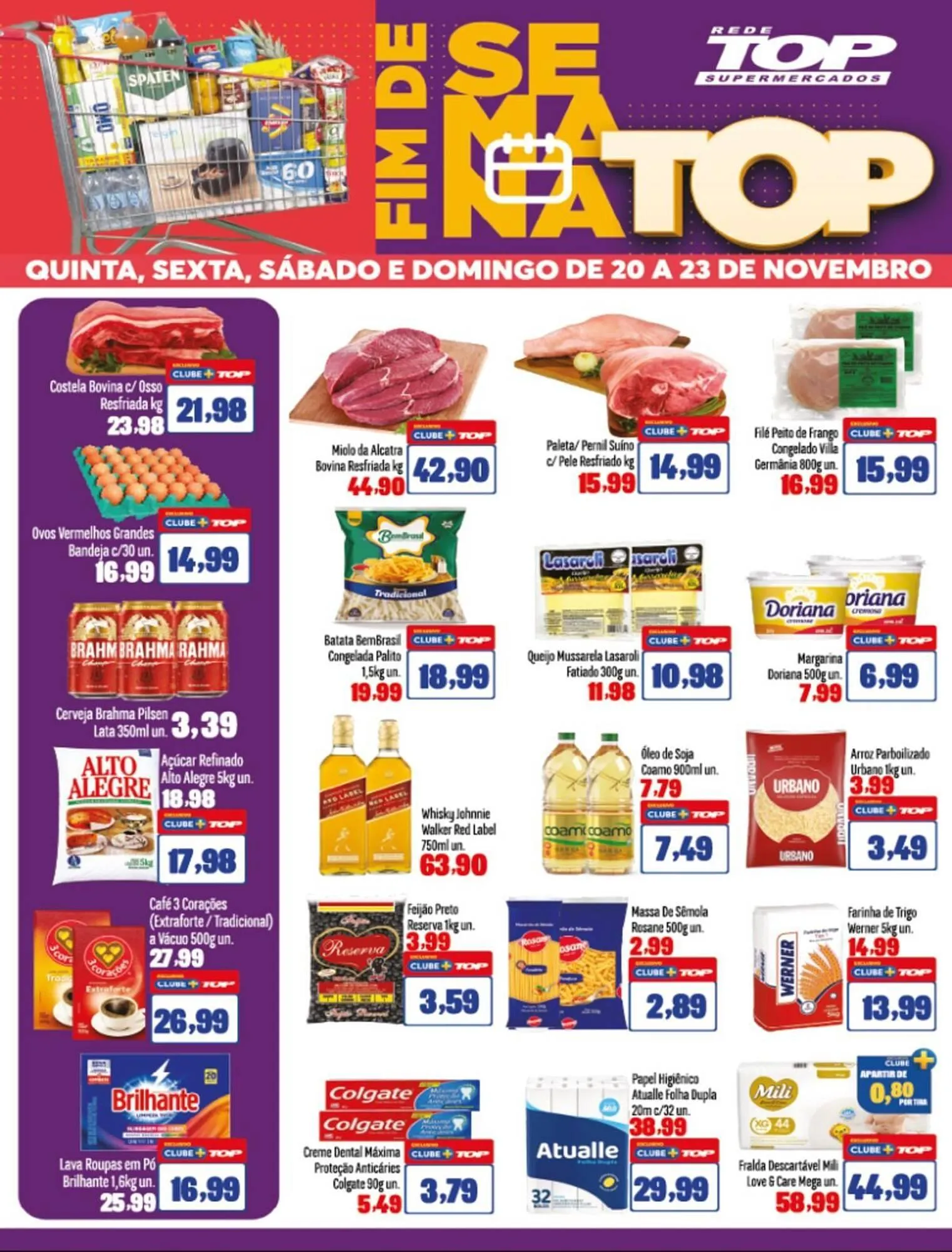 Encarte de Encarte Rede Top 20 de novembro até 23 de novembro 2025 - Pagina 1