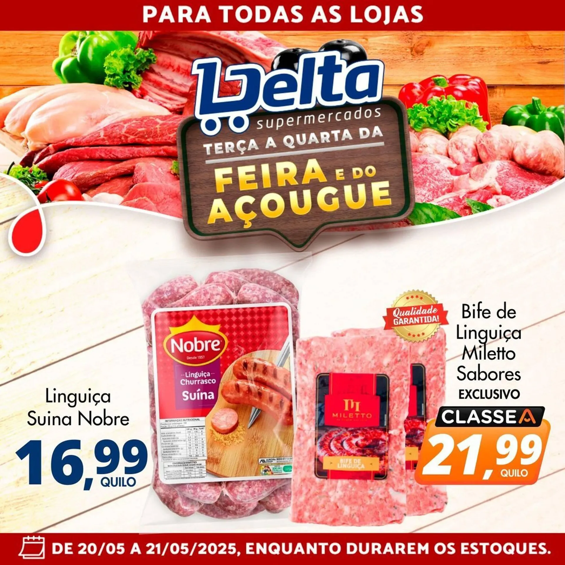 Encarte de Catálogo Delta Supermercados 20 de maio até 21 de maio 2025 - Pagina 1