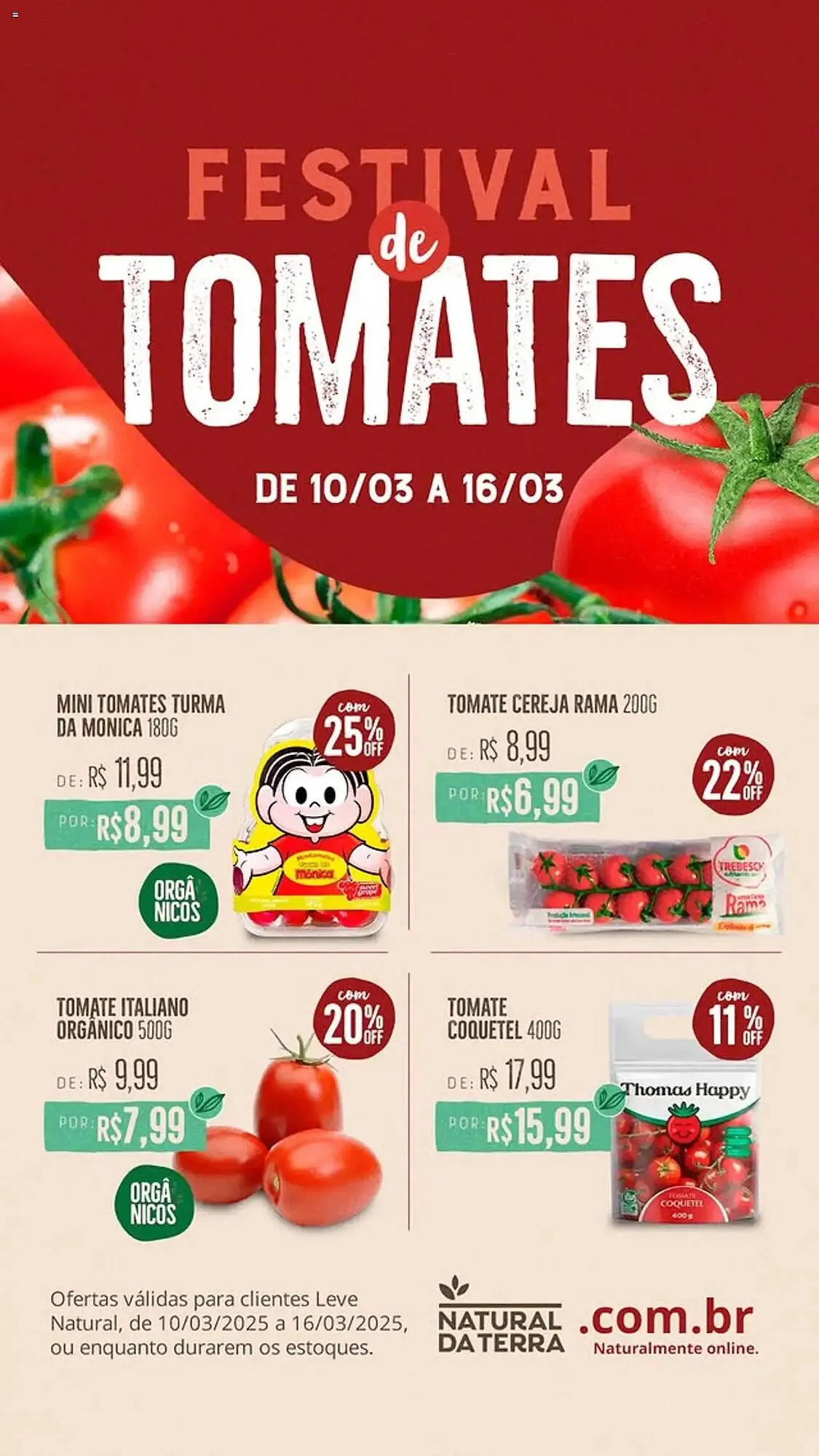 Encarte de Catálogo Natural da Terra 10 de março até 16 de março 2025 - Pagina 1