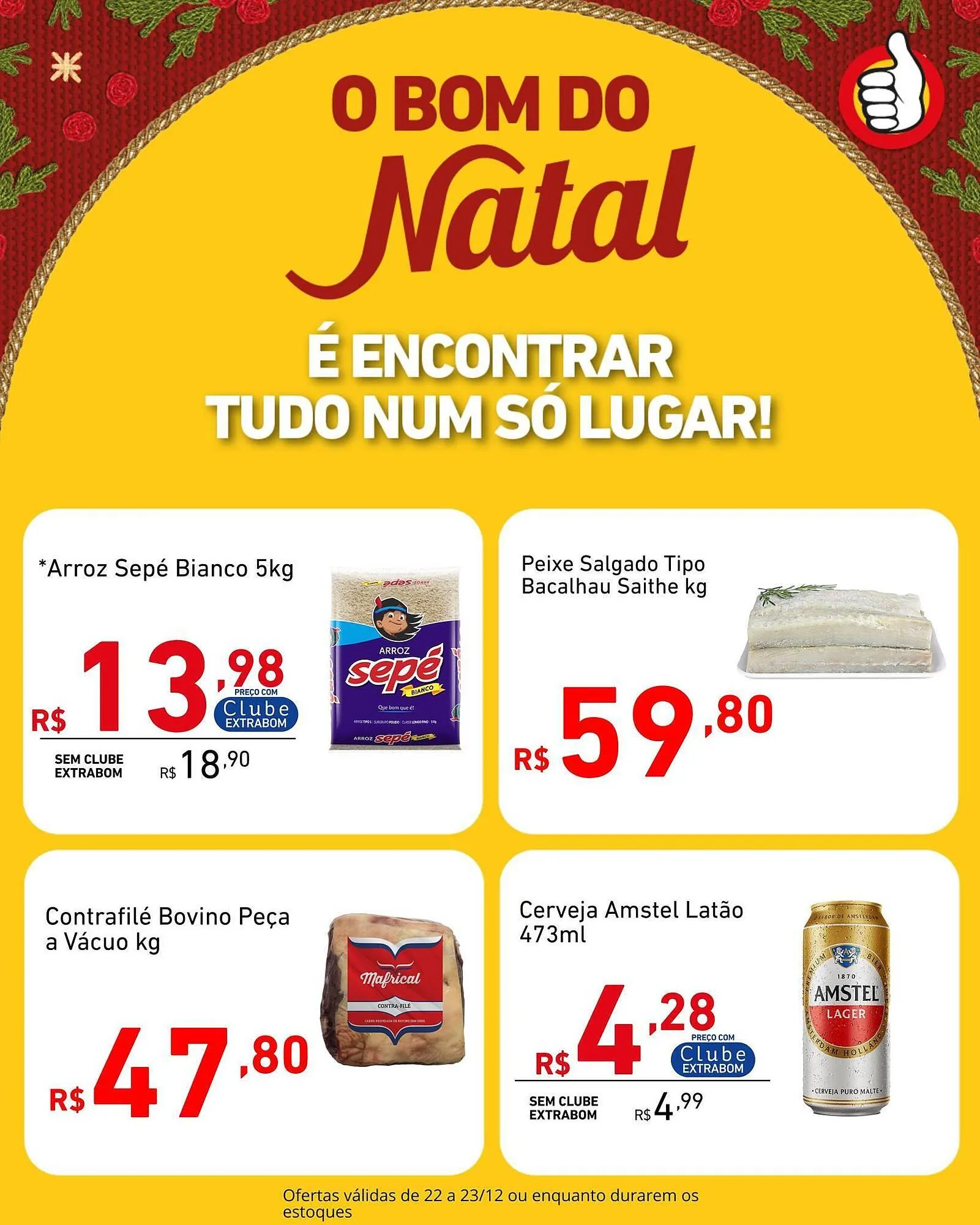 Encarte de Catálogo Extrabom Supermercados 22 de dezembro até 23 de dezembro 2025 - Pagina 2