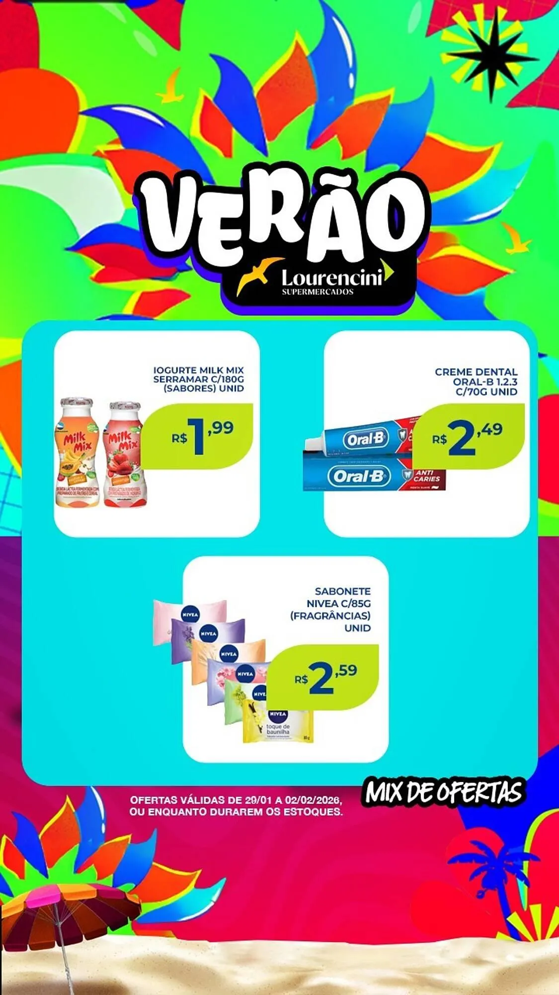 Encarte de Catálogo Lourencini Supermercados 31 de janeiro até 2 de fevereiro 2026 - Pagina 2
