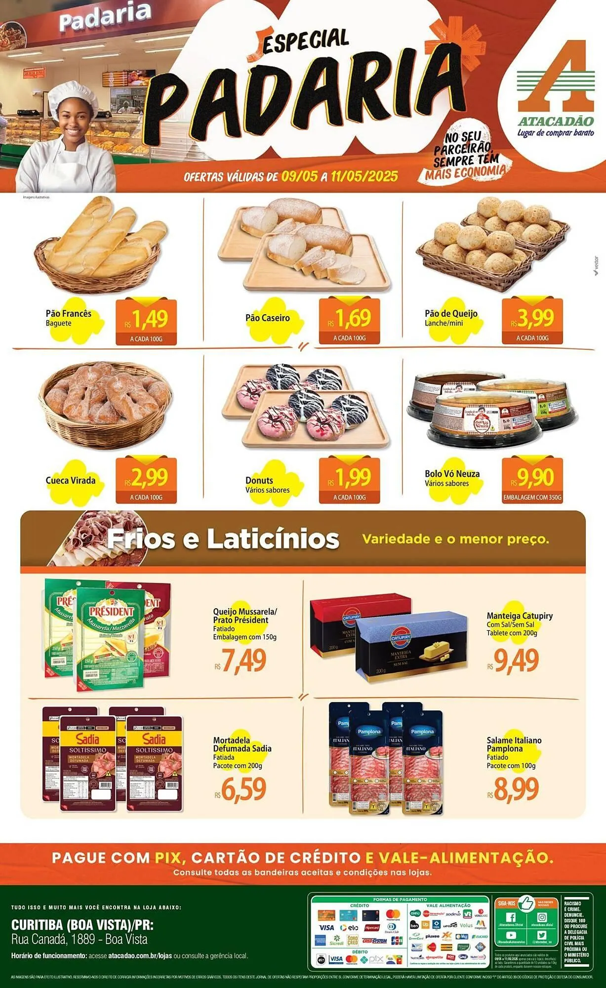 Encarte de Catálogo Atacadão 9 de maio até 11 de maio 2025 - Pagina 1