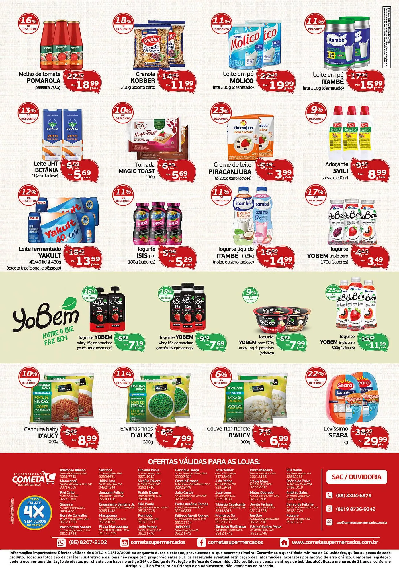 Encarte de Encarte Cometa Supermercados 2 de dezembro até 11 de dezembro 2025 - Pagina 2