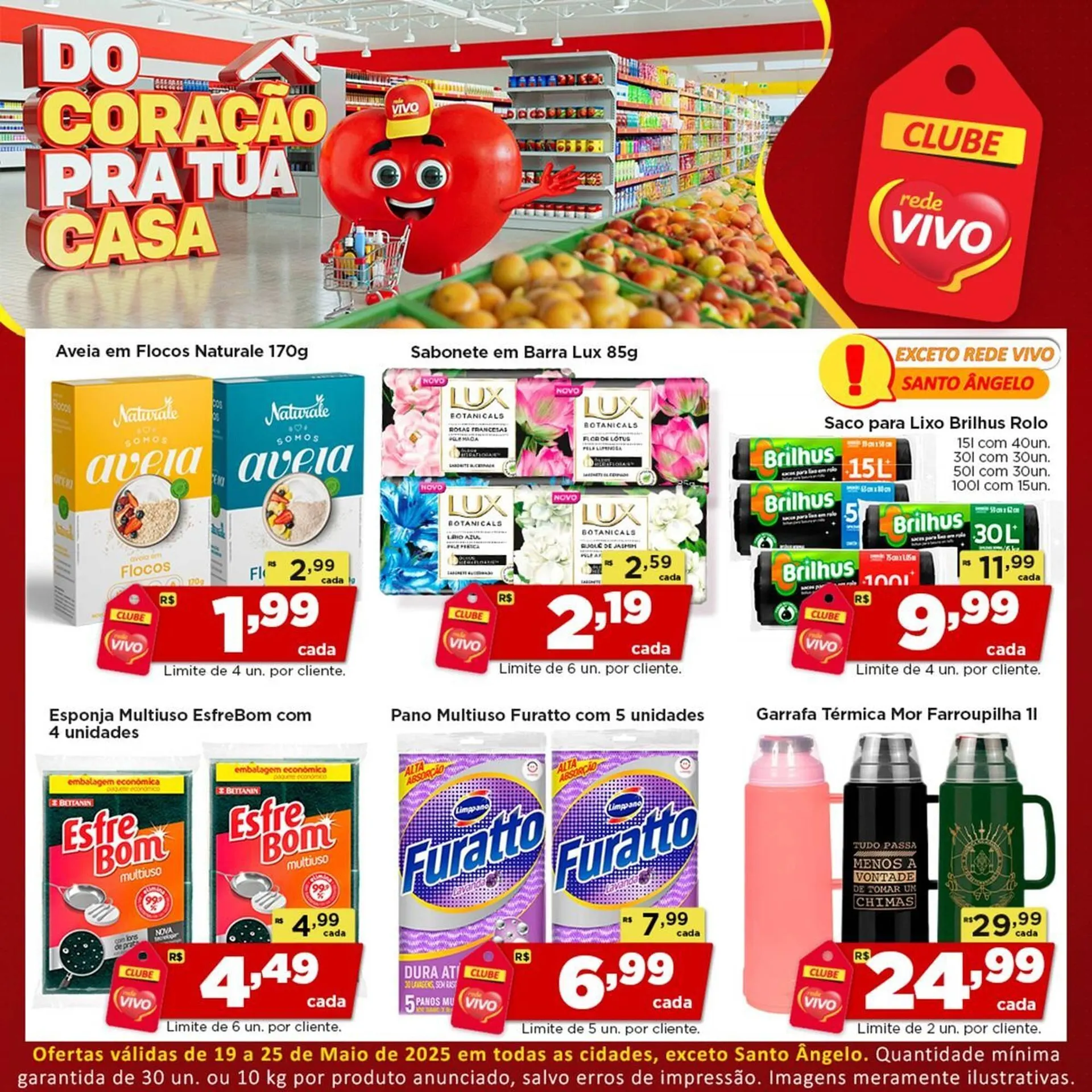 Encarte de Catálogo Rede Vivo 19 de maio até 25 de maio 2025 - Pagina 1