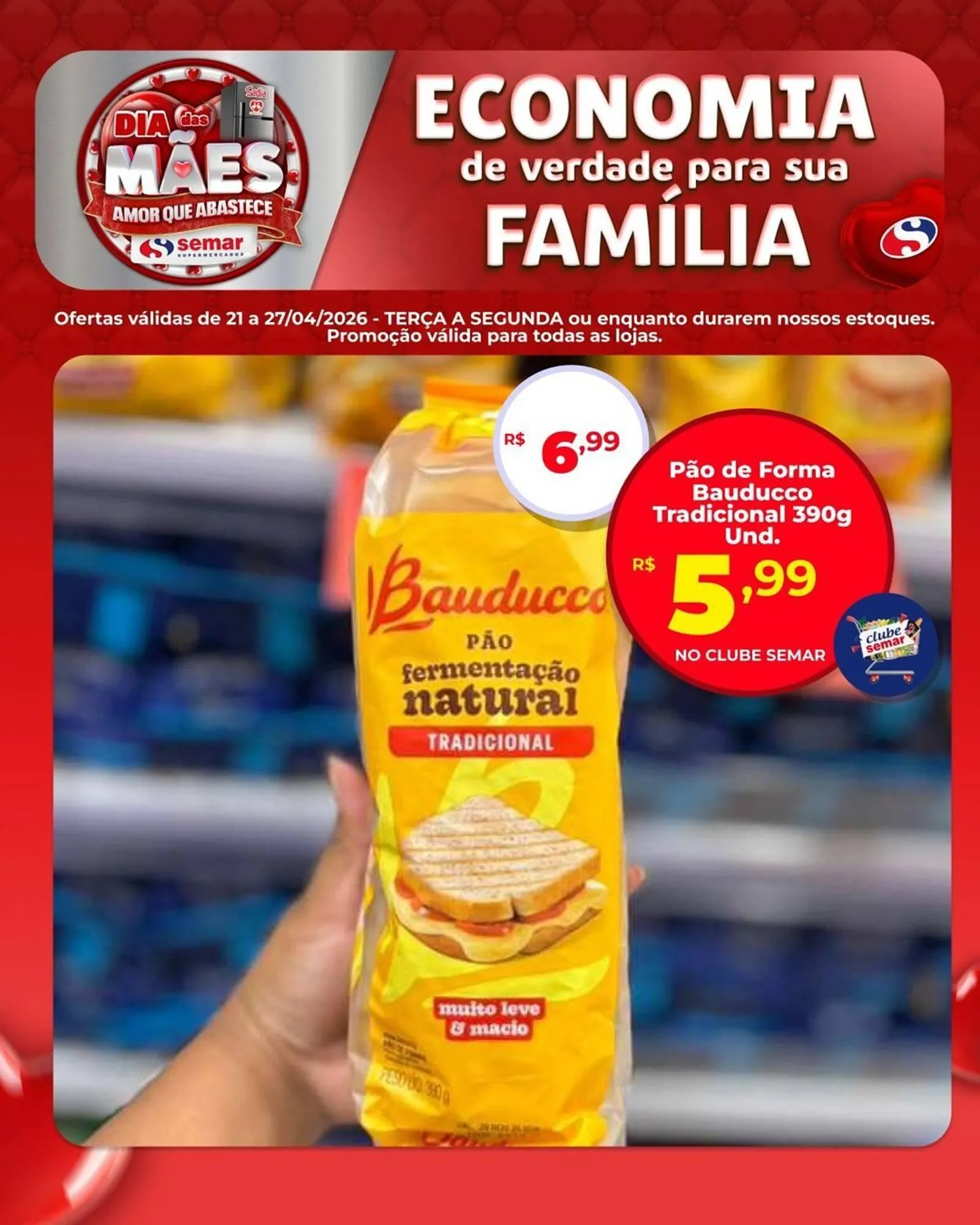 Encarte de Folheto Semar Supermercado 21 de abril até 27 de abril 2026 - Pagina 6
