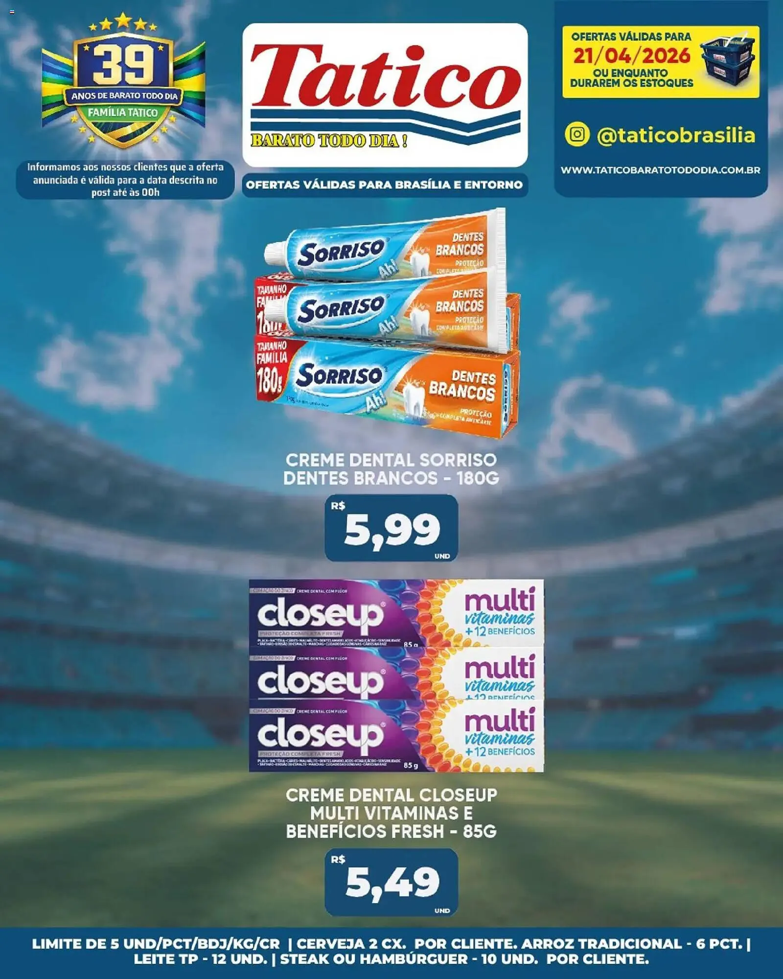 Encarte de Tabloide Tatico 22 de abril até 22 de abril 2026 - Pagina 40