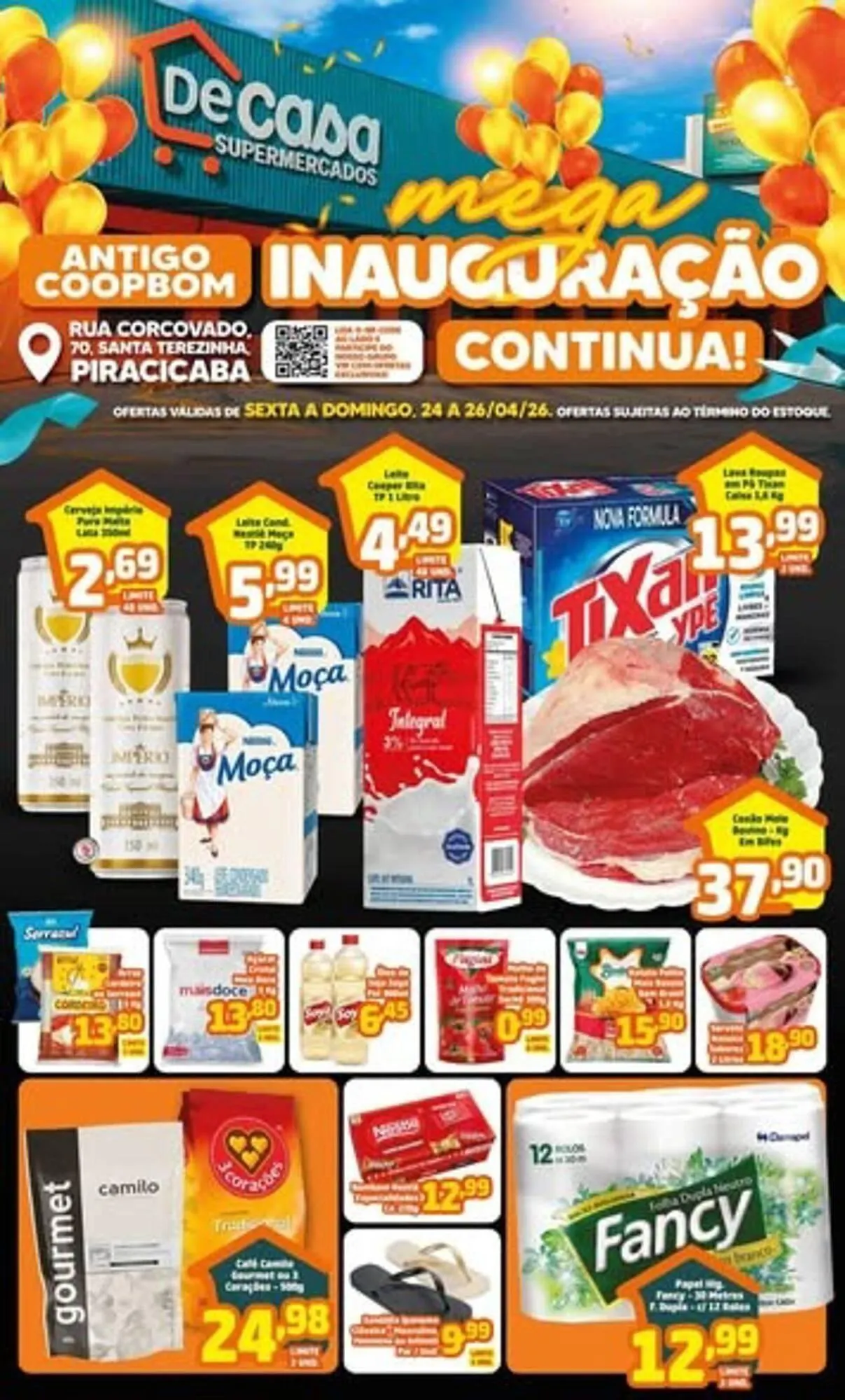 Encarte de Tabloide CoopBom 24 de abril até 26 de abril 2026 - Pagina 1