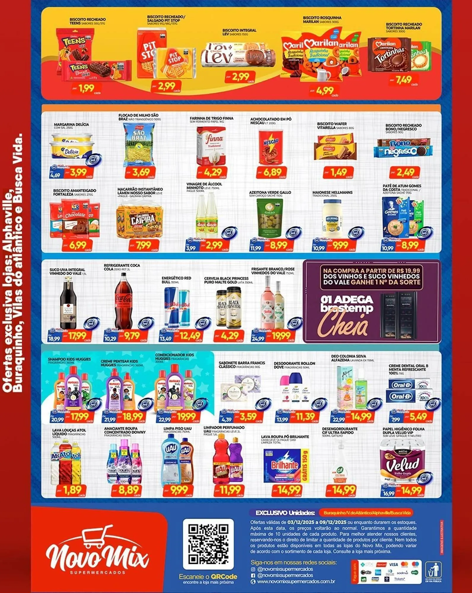 Encarte de Encarte Novo Mix 3 de dezembro até 9 de dezembro 2025 - Pagina 1