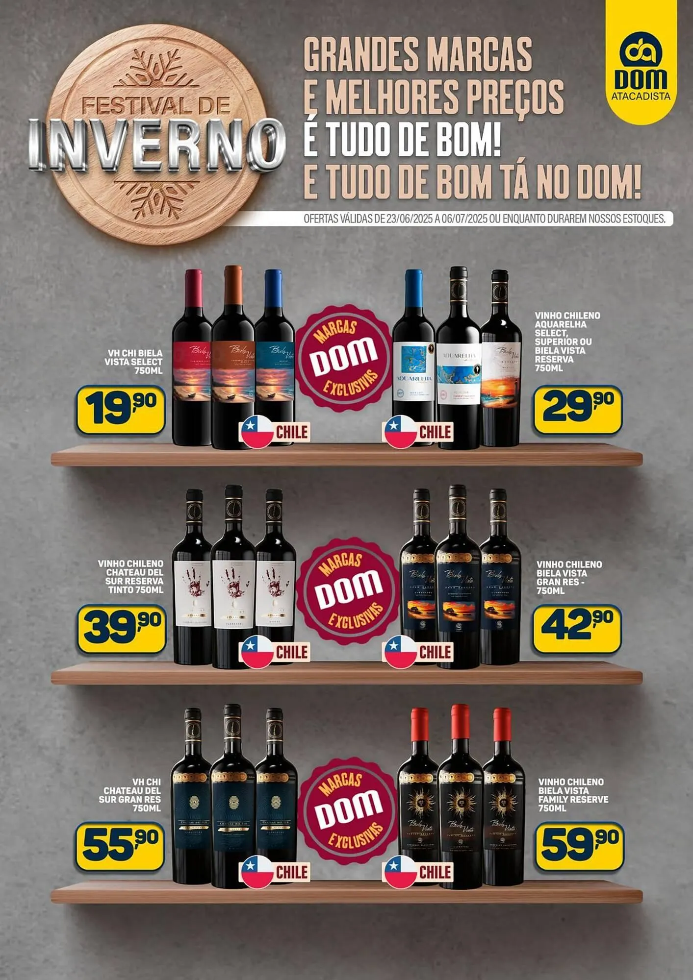 Encarte de Catálogo Dom Atacadista 23 de junho até 6 de julho 2025 - Pagina 1