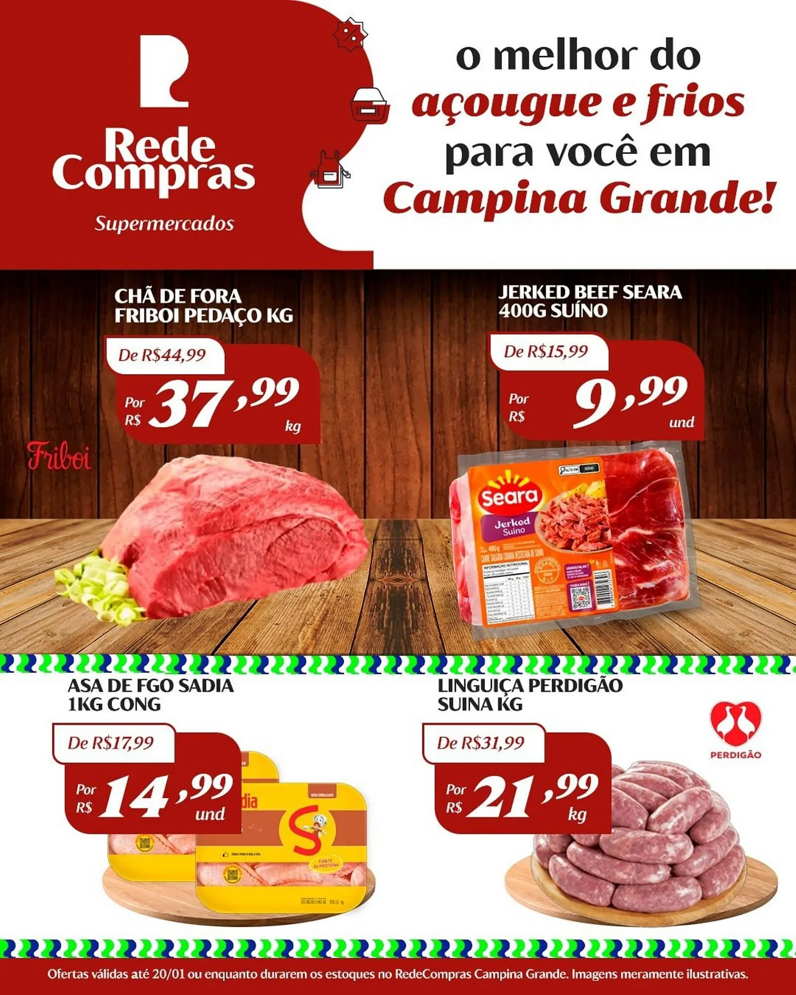 Encarte de Encarte Rede Compras 19 de janeiro até 20 de janeiro 2026 - Pagina 1