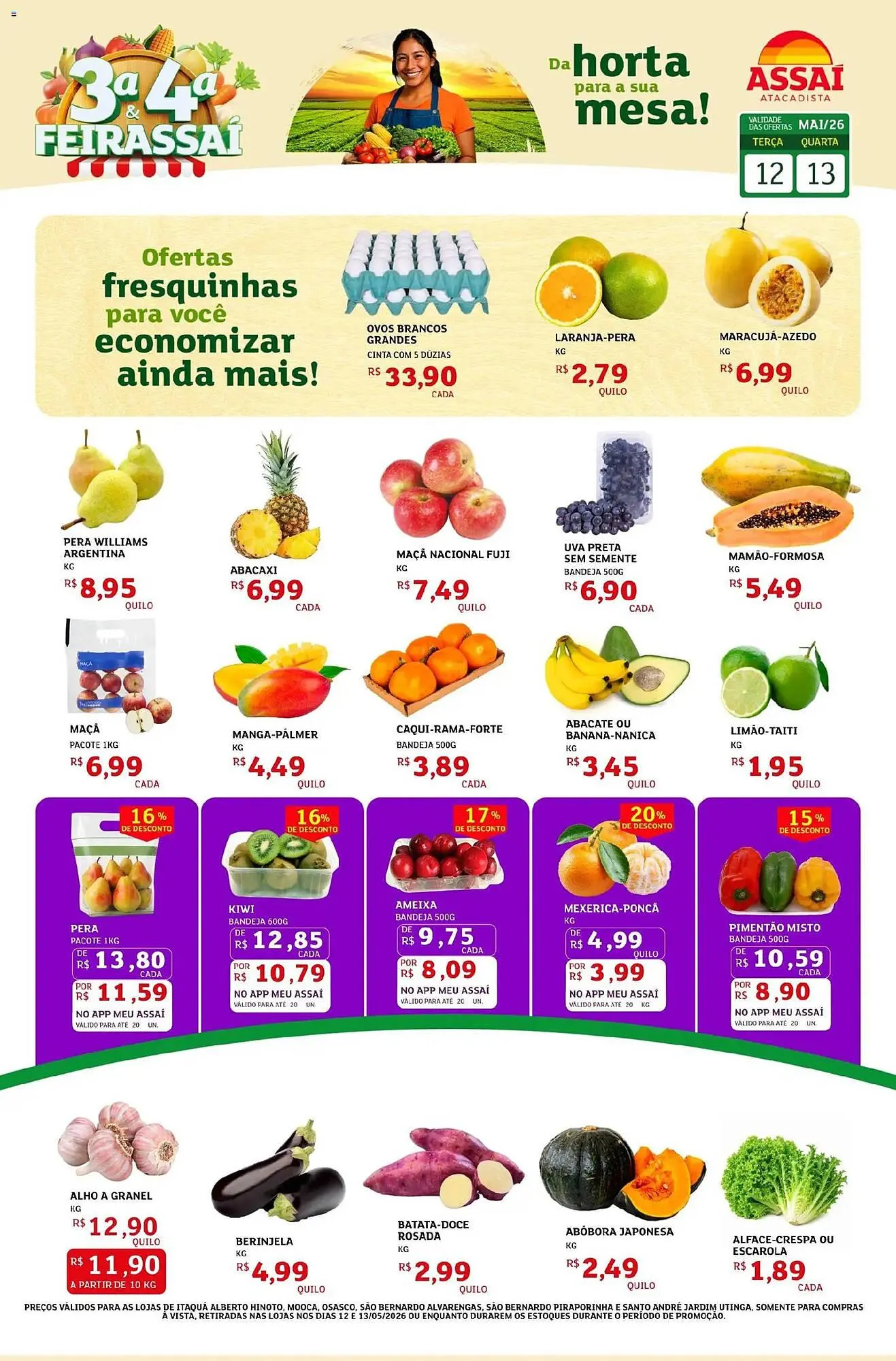 Encarte de Encarte Assaí Atacadista 12 de maio até 13 de maio 2026 - Pagina 1