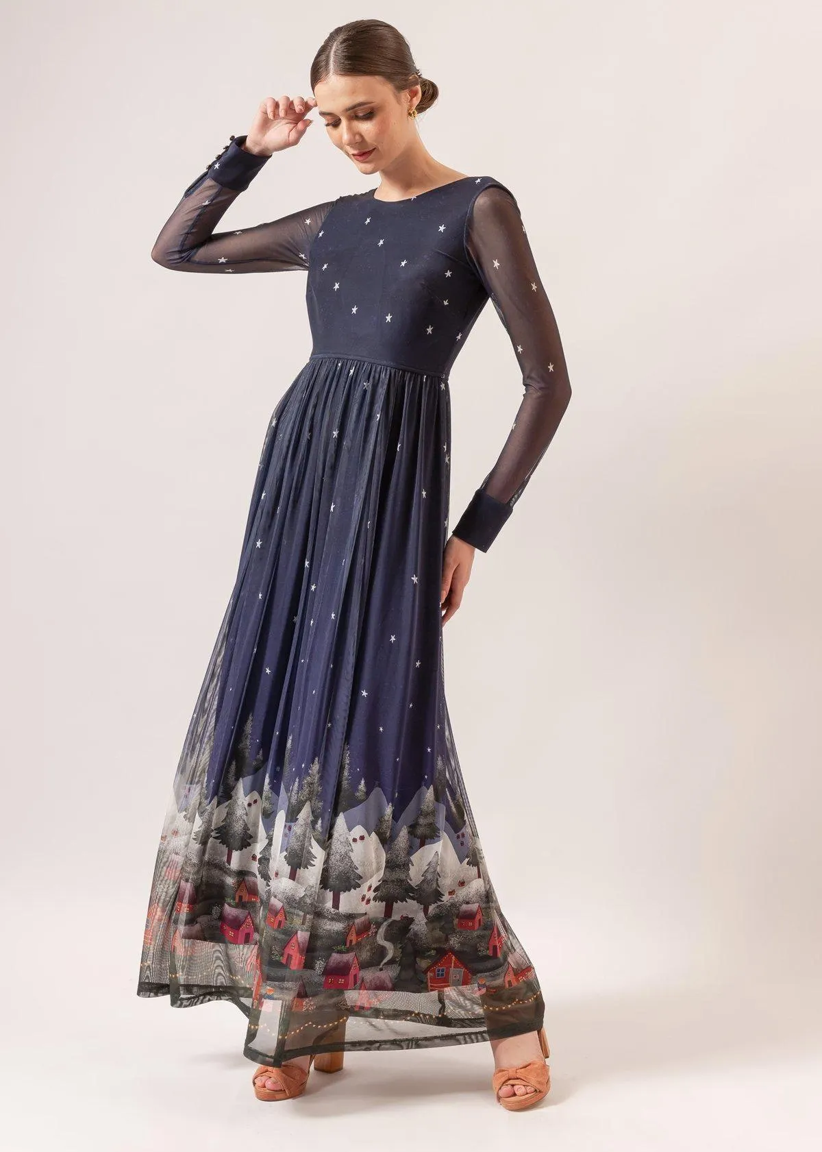 Vestido Longo Mont Blanc