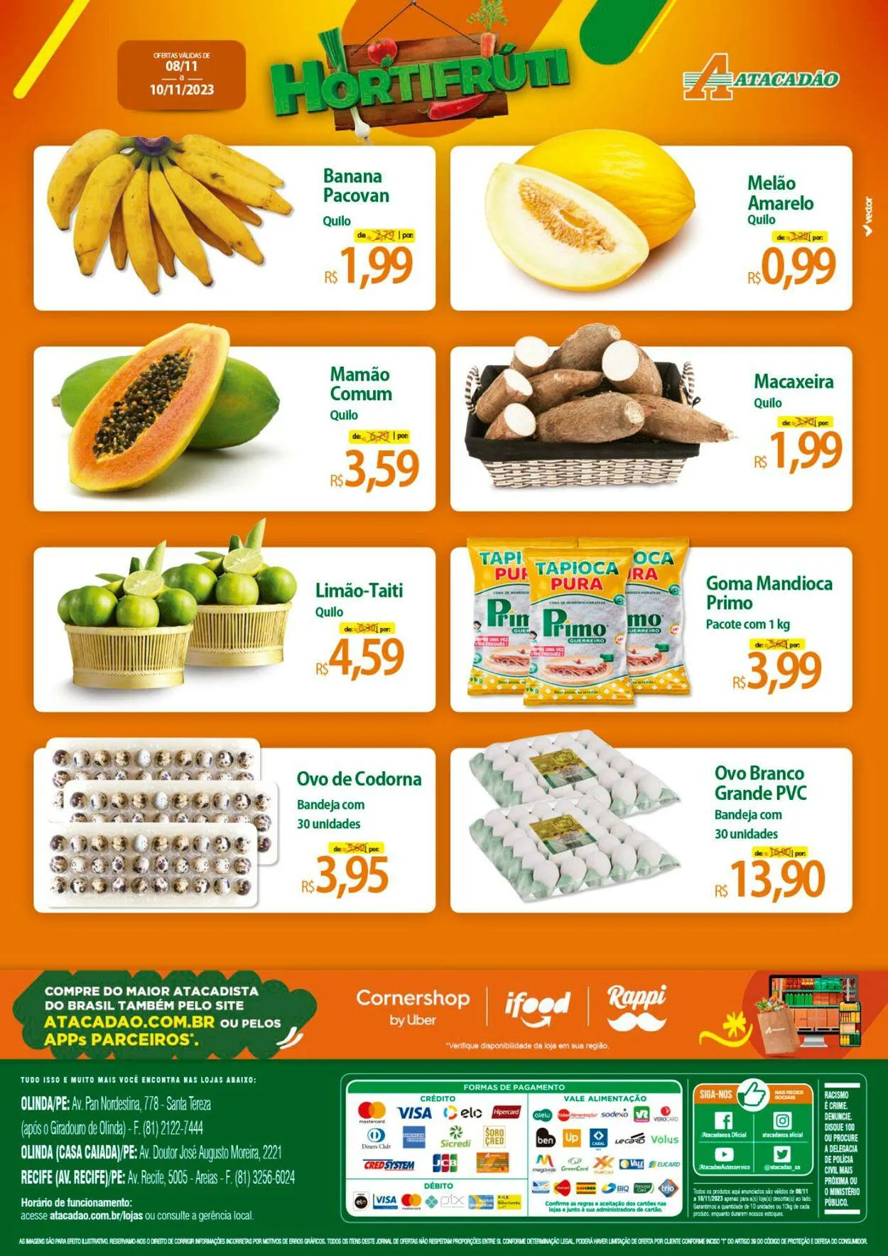 Encarte de Atacadão - PE - Olinda e Recife (Avenida Recife) 8 de novembro até 10 de novembro 2023 - Pagina 2