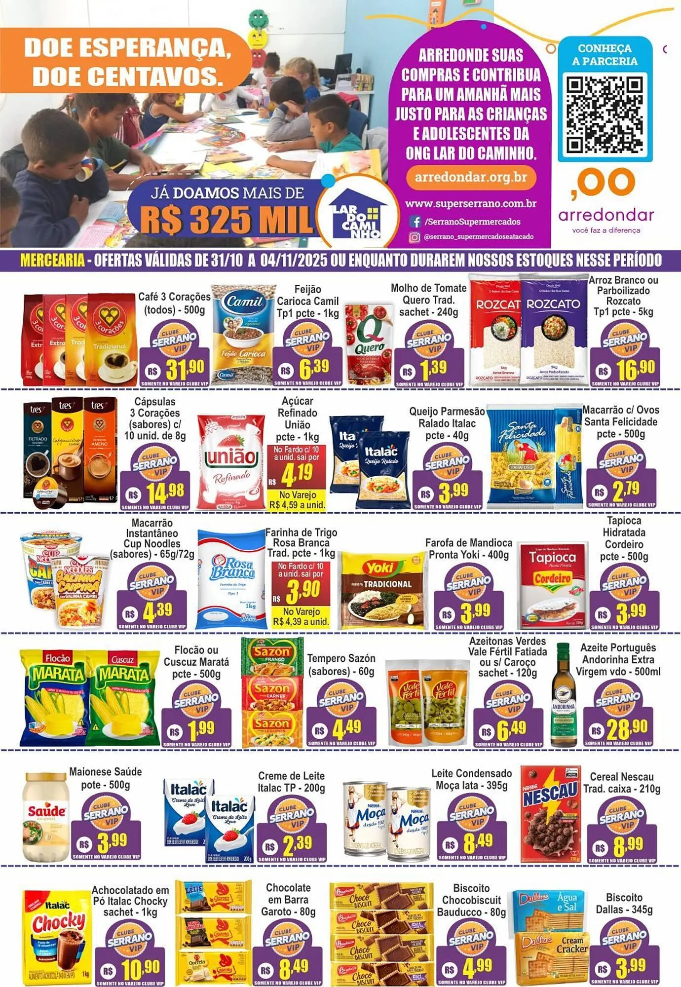 Encarte de Catálogo Serrano Supermercado 29 de outubro até 4 de novembro 2025 - Pagina 4