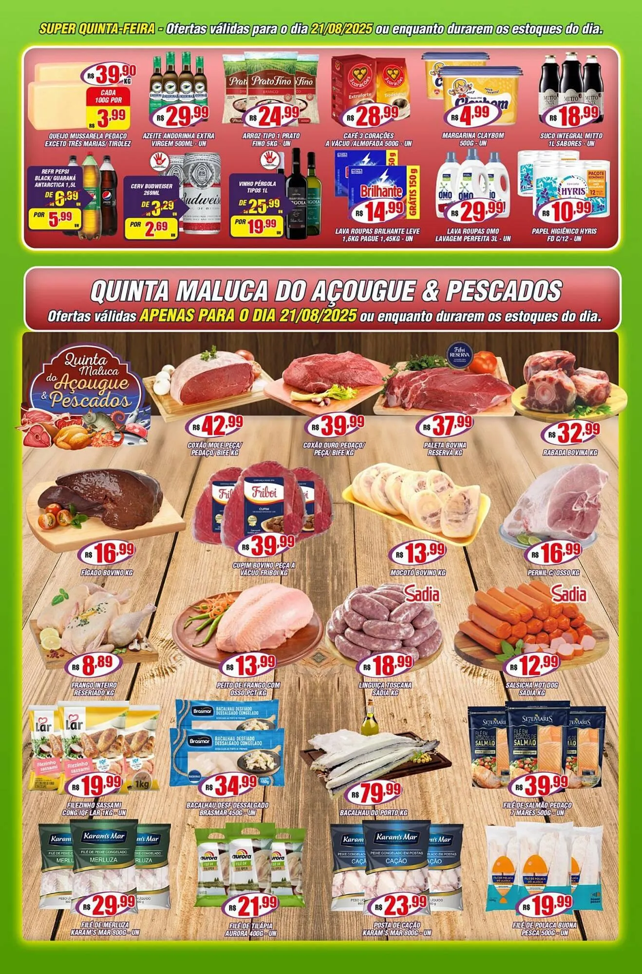 Encarte de Catálogo Violeta Supermercados 18 de agosto até 22 de agosto 2025 - Pagina 1