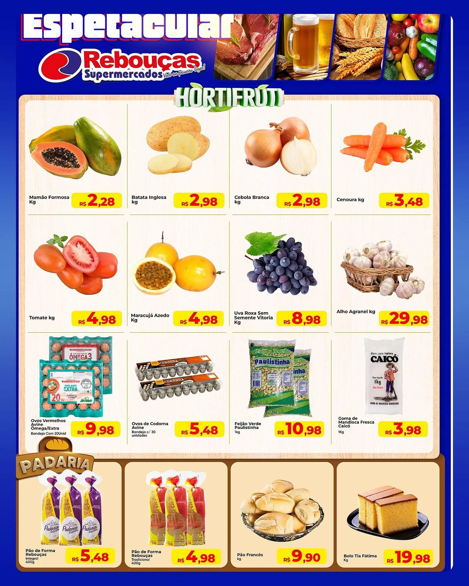 Encarte de Catálogo Rebouças Supermercados 17 de julho até 20 de julho 2025 - Pagina 2