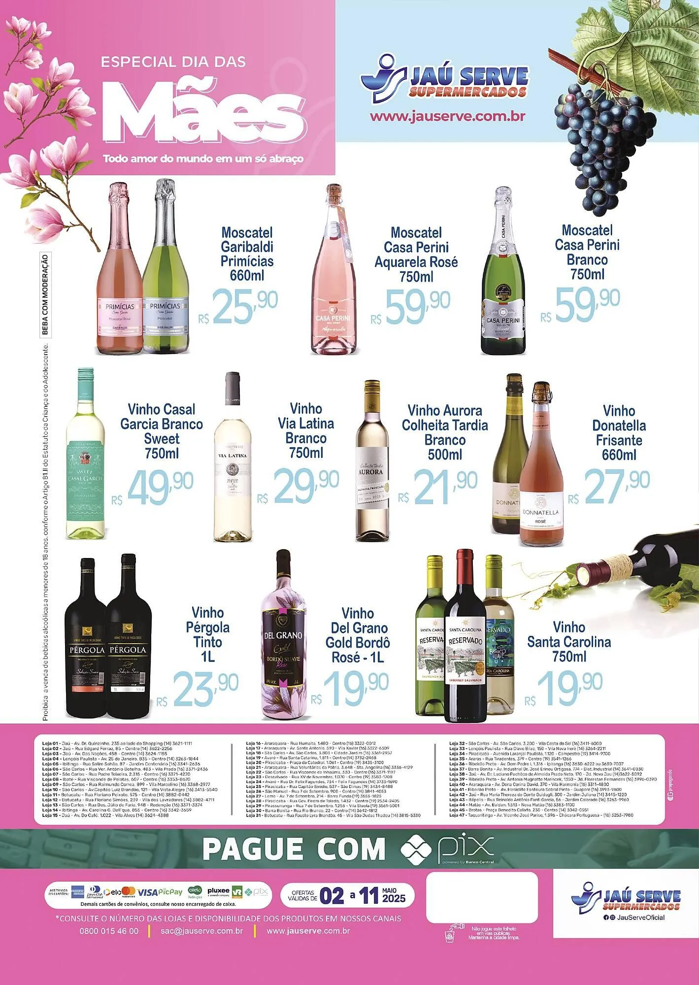 Encarte de Catálogo Supermercados Jau Serve 2 de maio até 11 de maio 2025 - Pagina 2