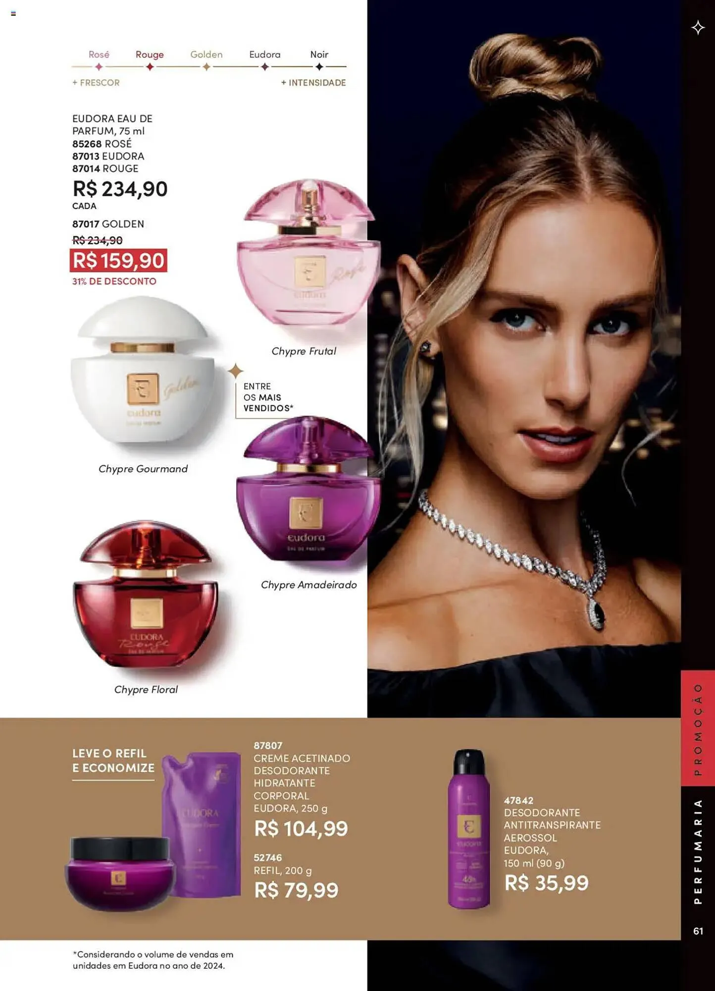 Encarte de Catálogo Eudora 8 de setembro até 3 de outubro 2025 - Pagina 61