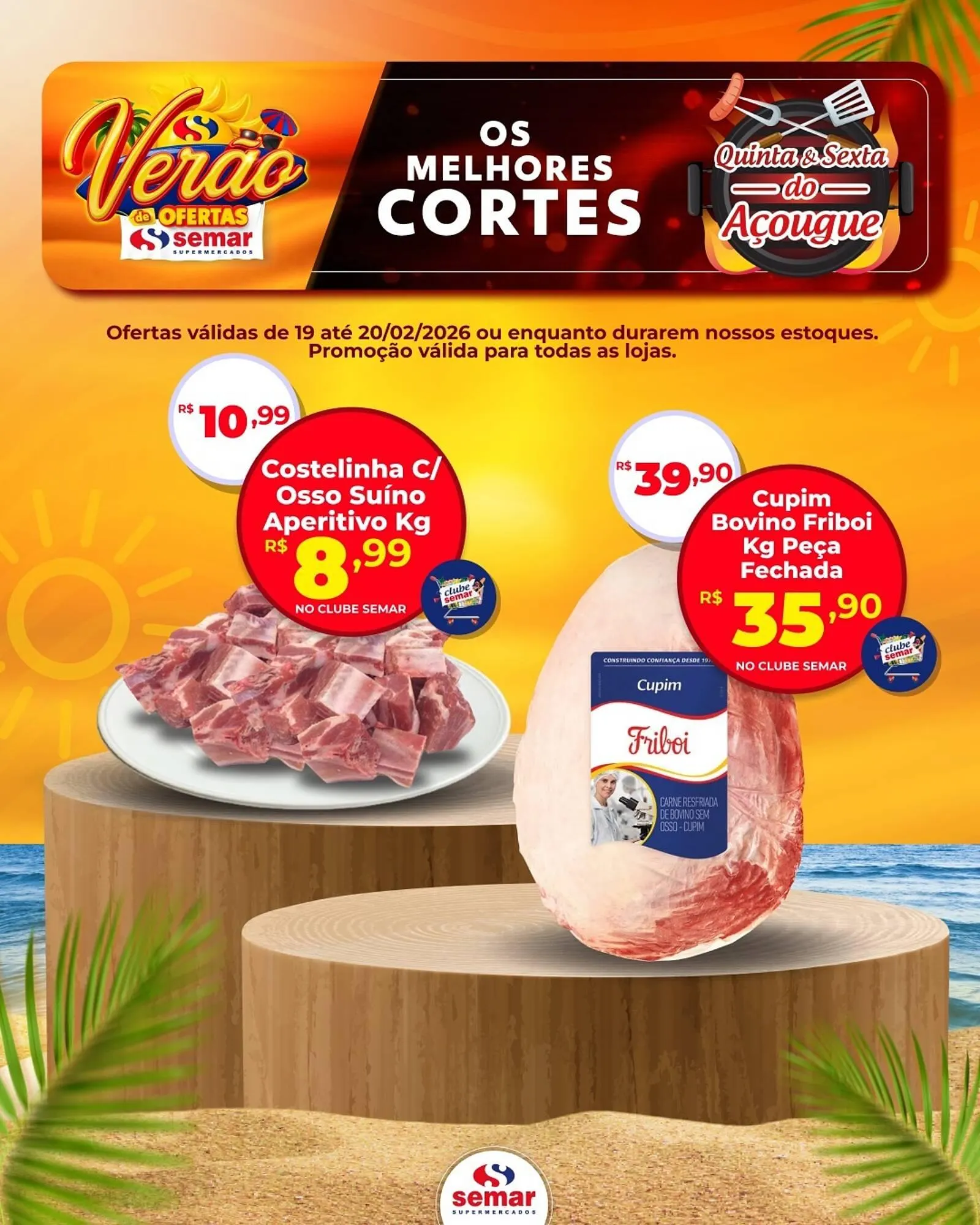 Encarte de Folheto Semar Supermercado 19 de fevereiro até 20 de fevereiro 2026 - Pagina 3