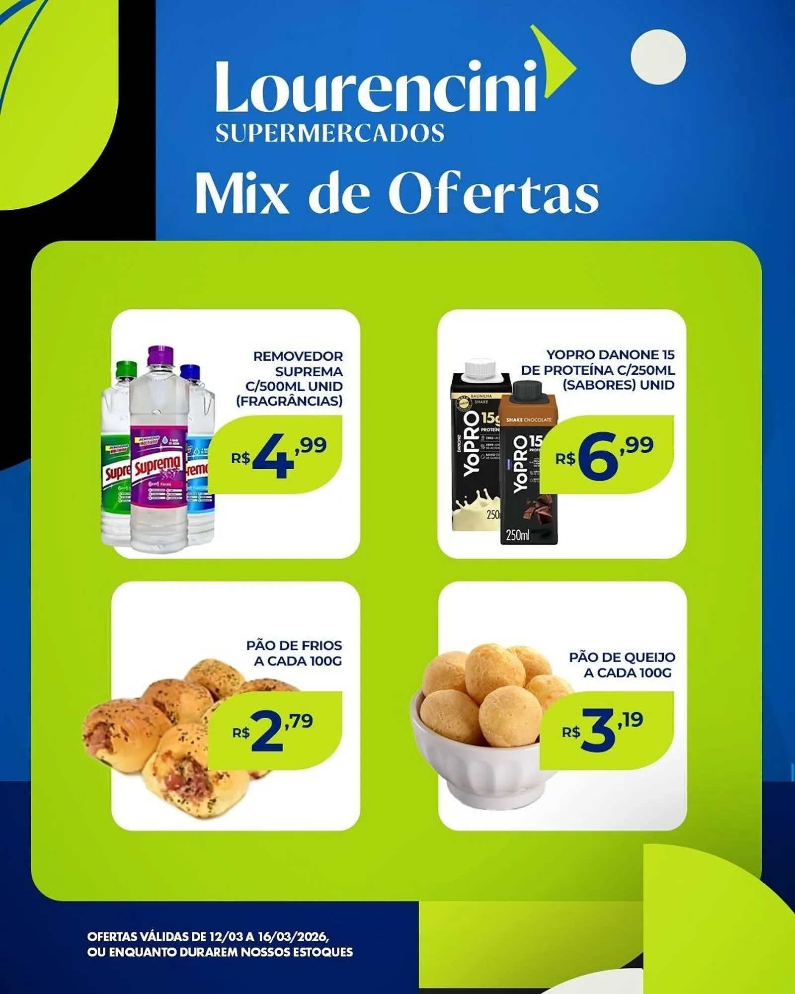 Encarte de Catálogo Lourencini Supermercados 14 de março até 16 de março 2026 - Pagina 3