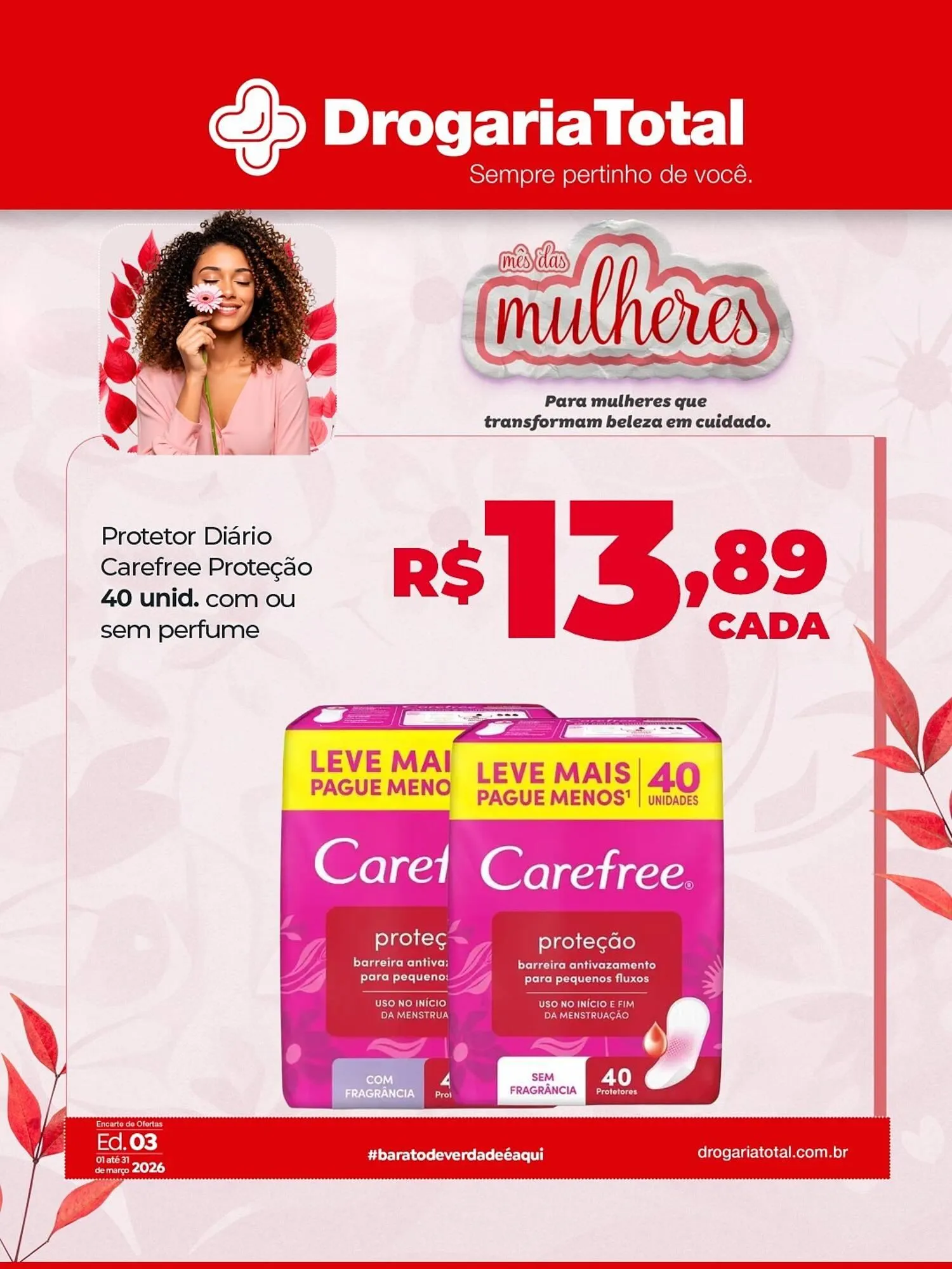 Encarte de Catálogo Drogaria Total 6 de março até 31 de março 2026 - Pagina 2