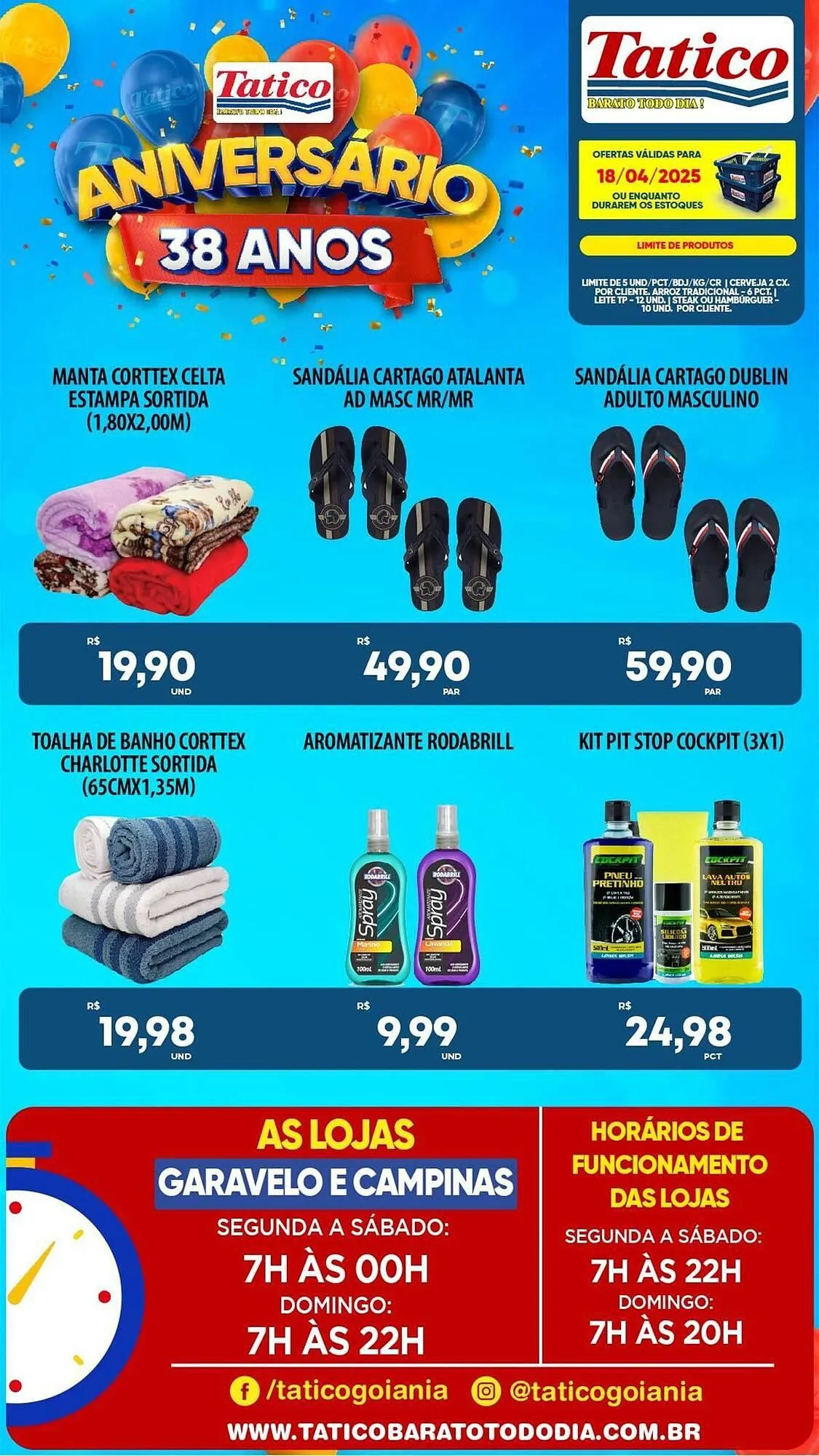 Encarte de Catálogo Tatico 18 de abril até 21 de abril 2025 - Pagina 34
