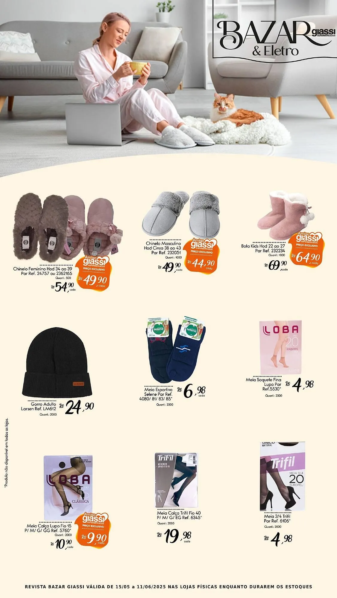 Encarte de Catálogo Giassi Supermercados 15 de maio até 11 de junho 2025 - Pagina 9