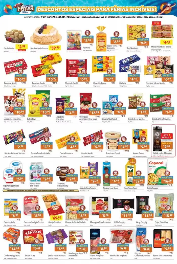 Encarte de Ofertas Supermercados Condor 20 de dezembro até 31 de janeiro 2025 - Pagina 2