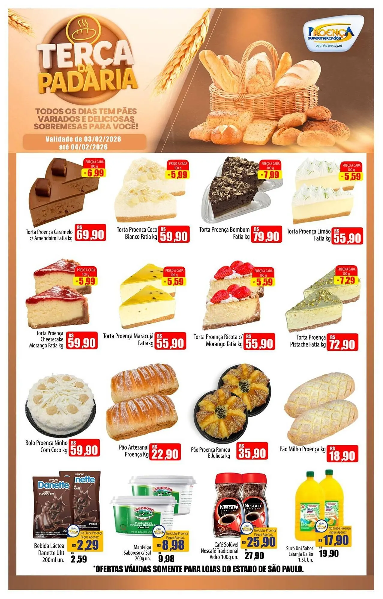 Encarte de Catálogo Proença Supermercados 3 de março até 4 de março 2026 - Pagina 1