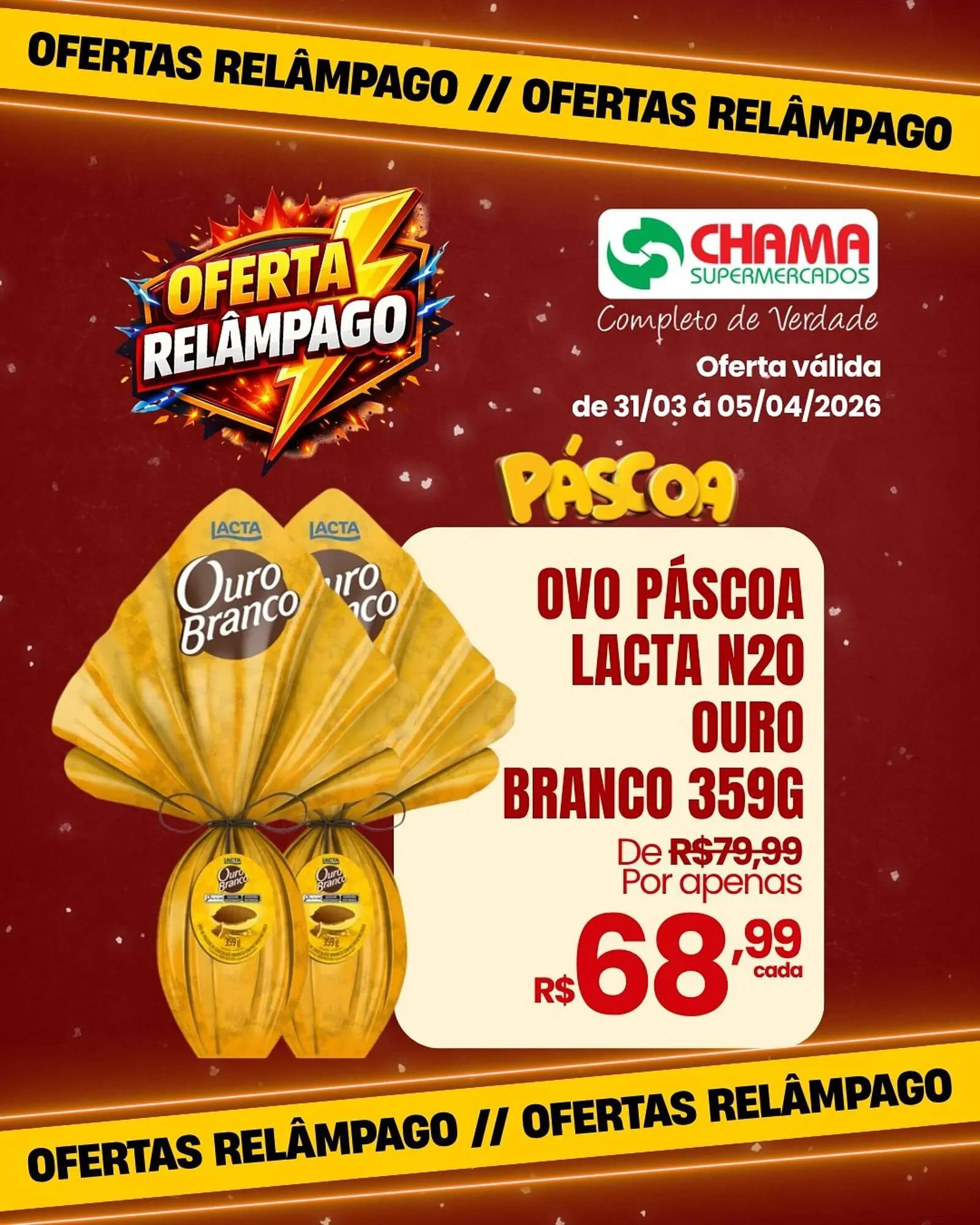 Encarte de Catálogo Chama Supermercados 31 de março até 5 de abril 2026 - Pagina 2