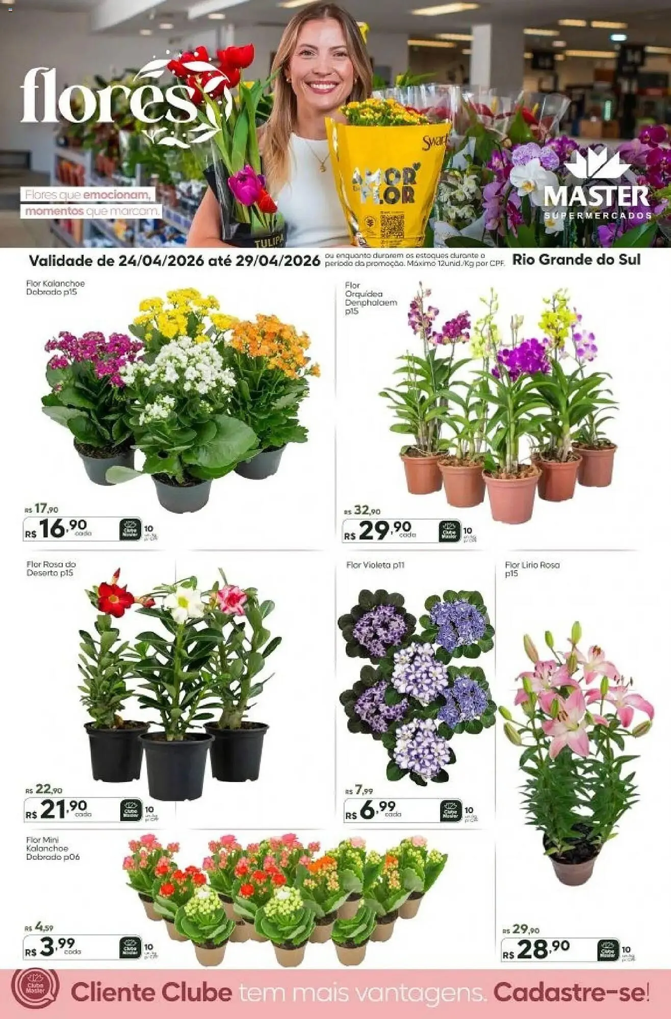 Encarte de Folheto Master Supermercados 24 de abril até 29 de abril 2026 - Pagina 1