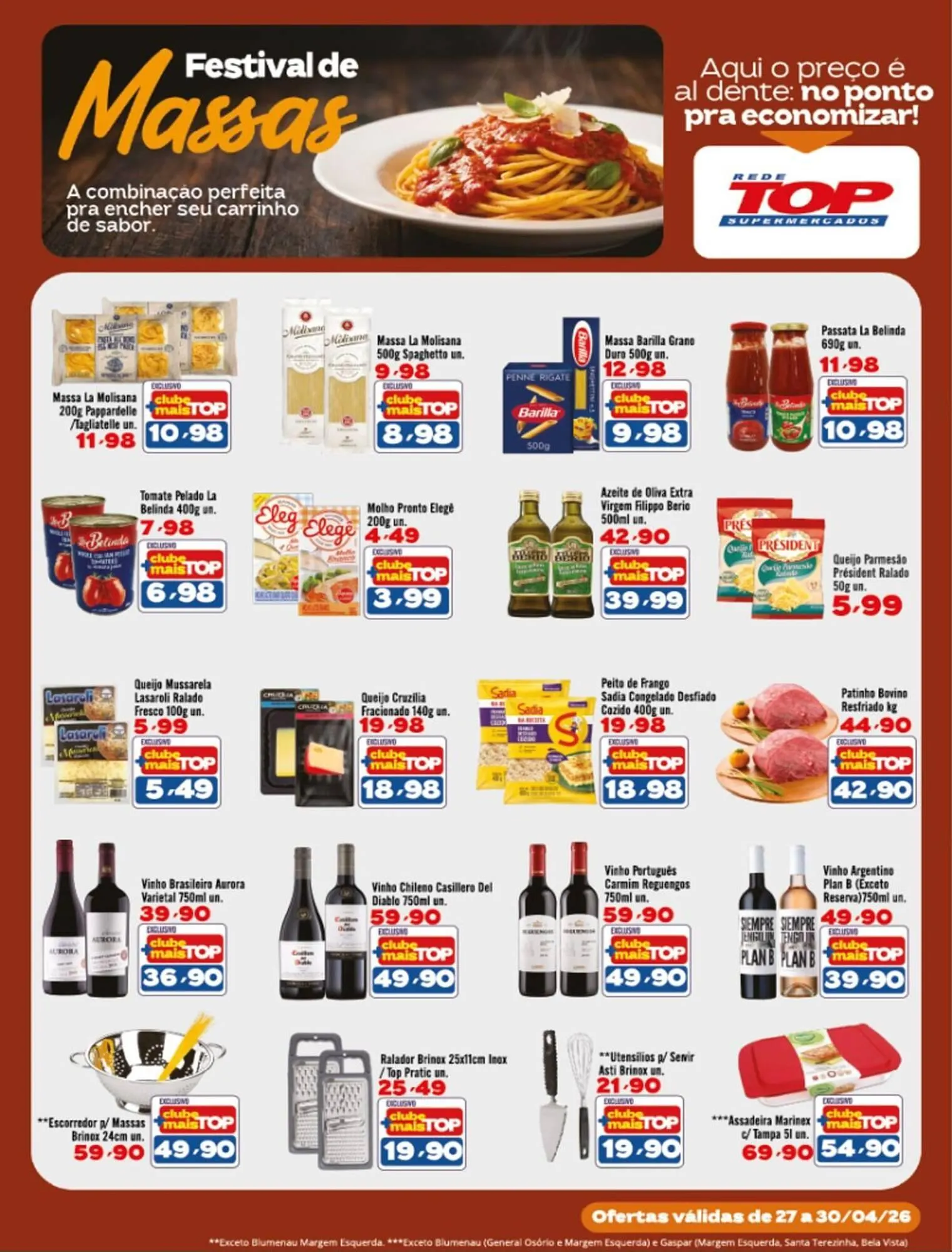 Encarte de Encarte Rede Top 28 de abril até 30 de abril 2026 - Pagina 1