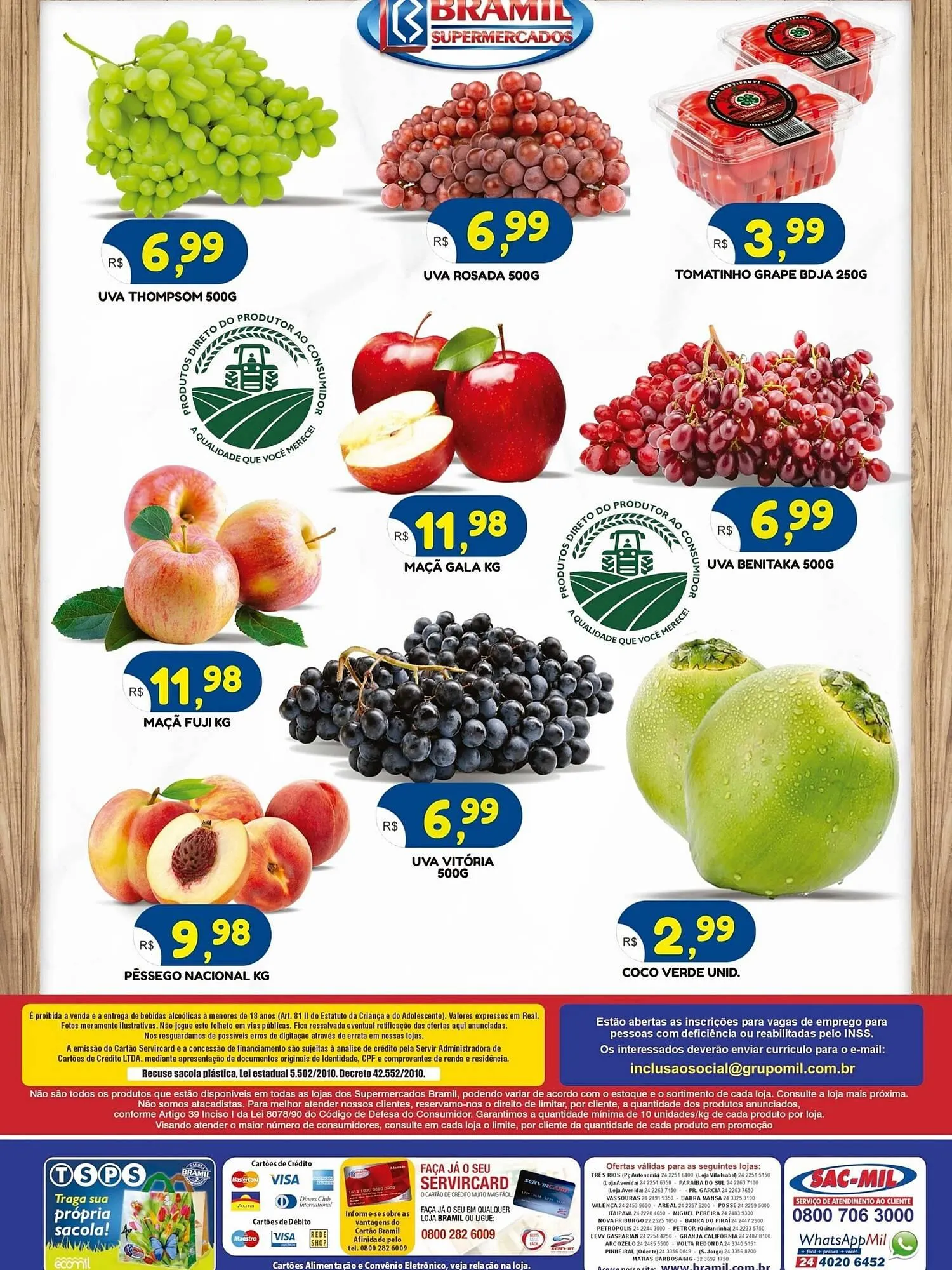 Encarte de Encarte Bramil Supermercados 1 de dezembro até 3 de dezembro 2025 - Pagina 2