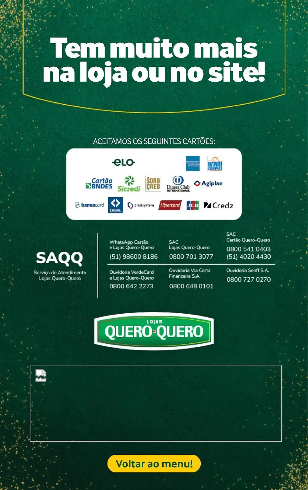 Encarte de Folheto Quero Quero 3 de dezembro até 14 de dezembro 2025 - Pagina 34