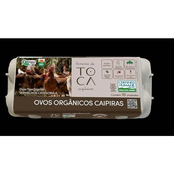 Ovos Libertas Vermelhos Organicos Com 10 Unidades