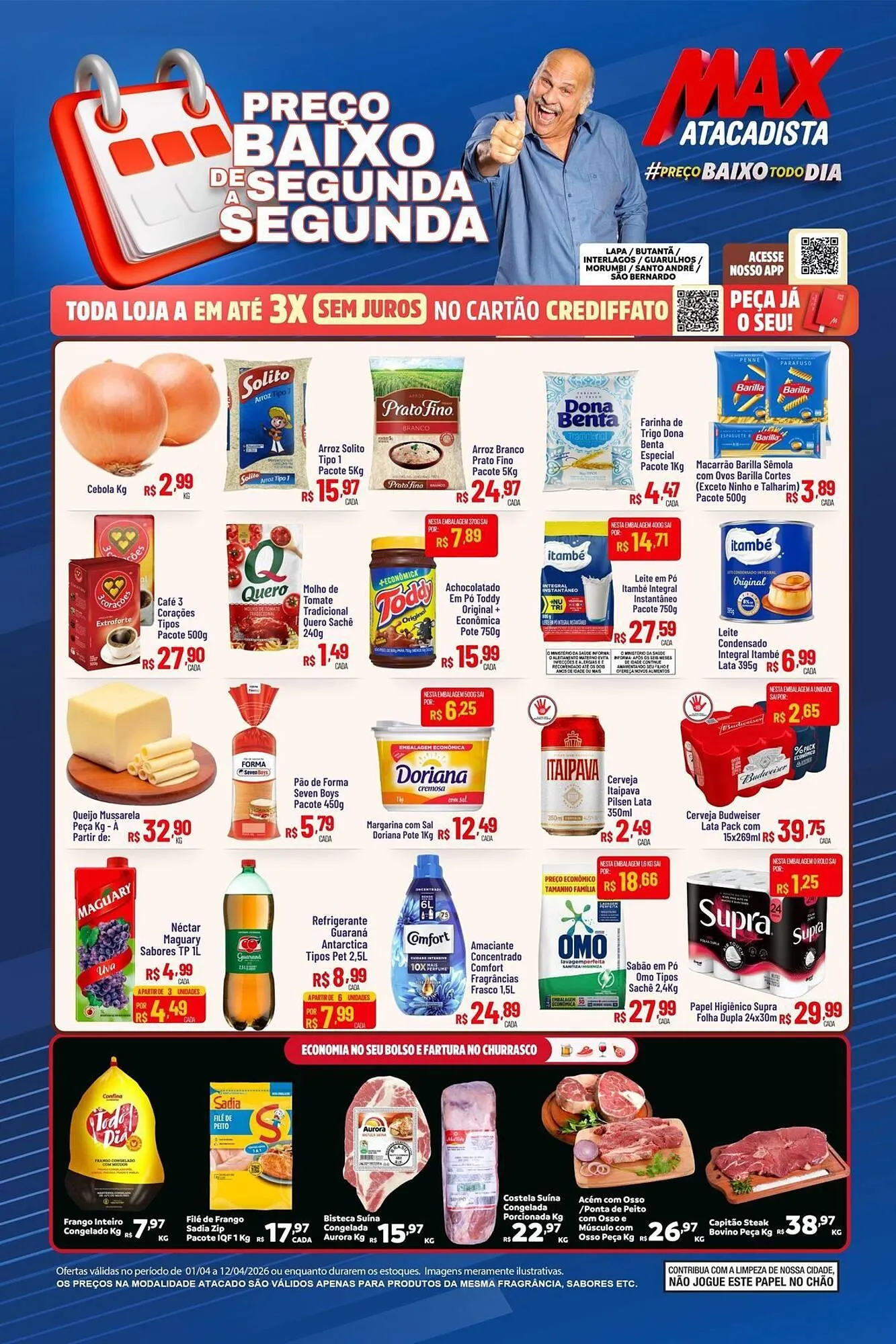 Encarte de Encarte Max Atacadista 1 de abril até 12 de abril 2026 - Pagina 1