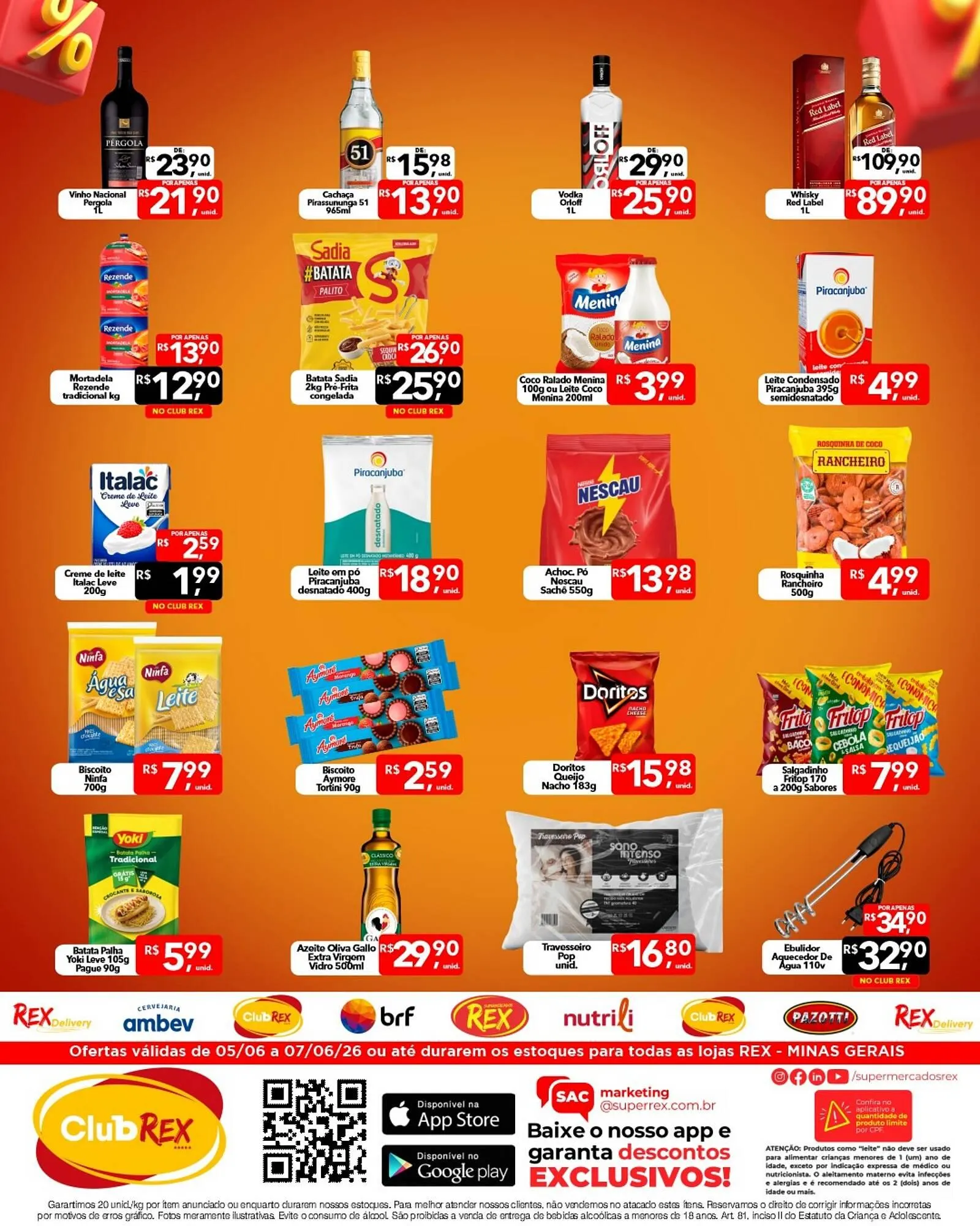 Encarte de Catálogo Supermercados Rex 5 de junho até 7 de junho 2026 - Pagina 2