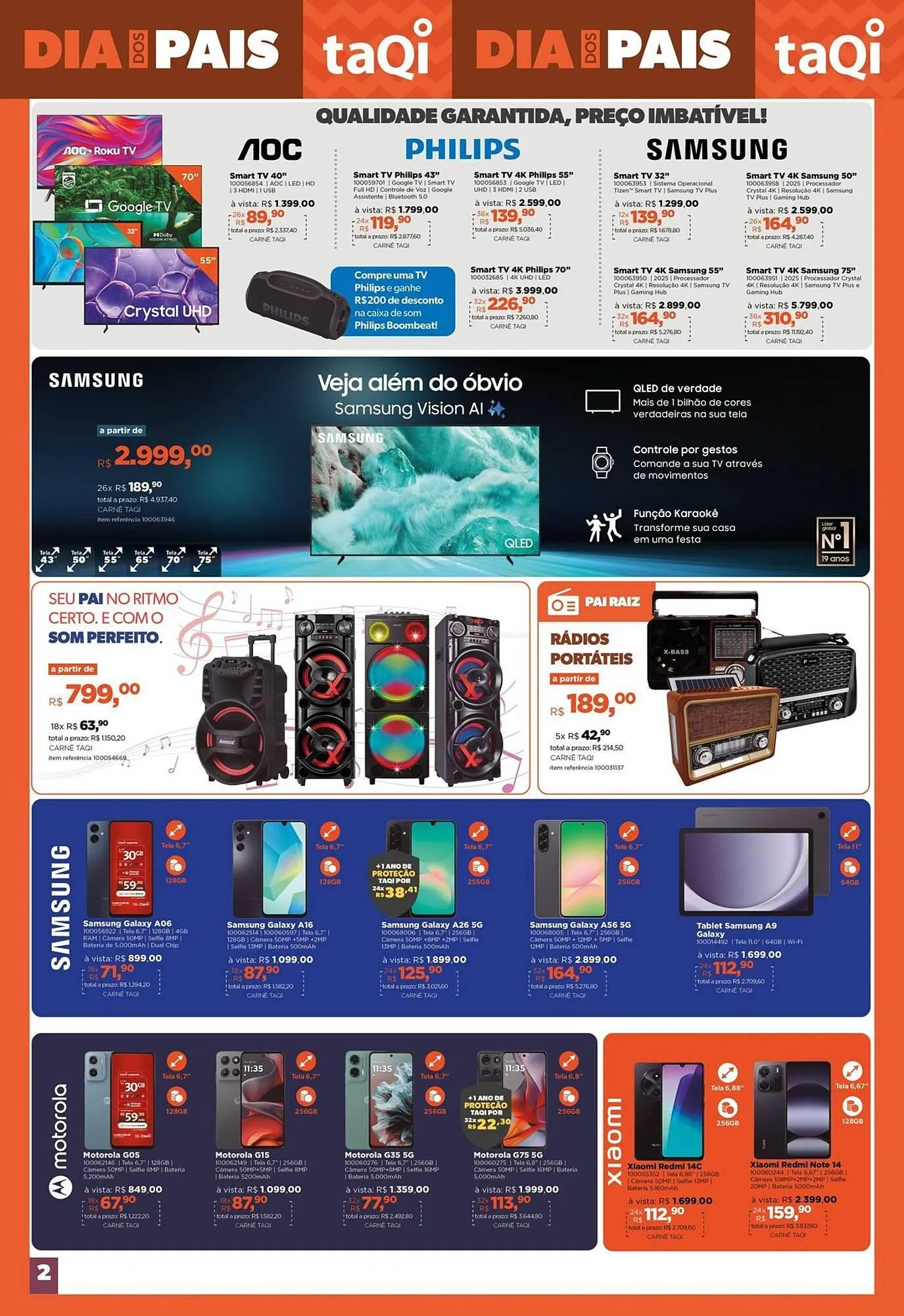Encarte de Catálogo Lojas TaQi 4 de agosto até 20 de agosto 2025 - Pagina 2
