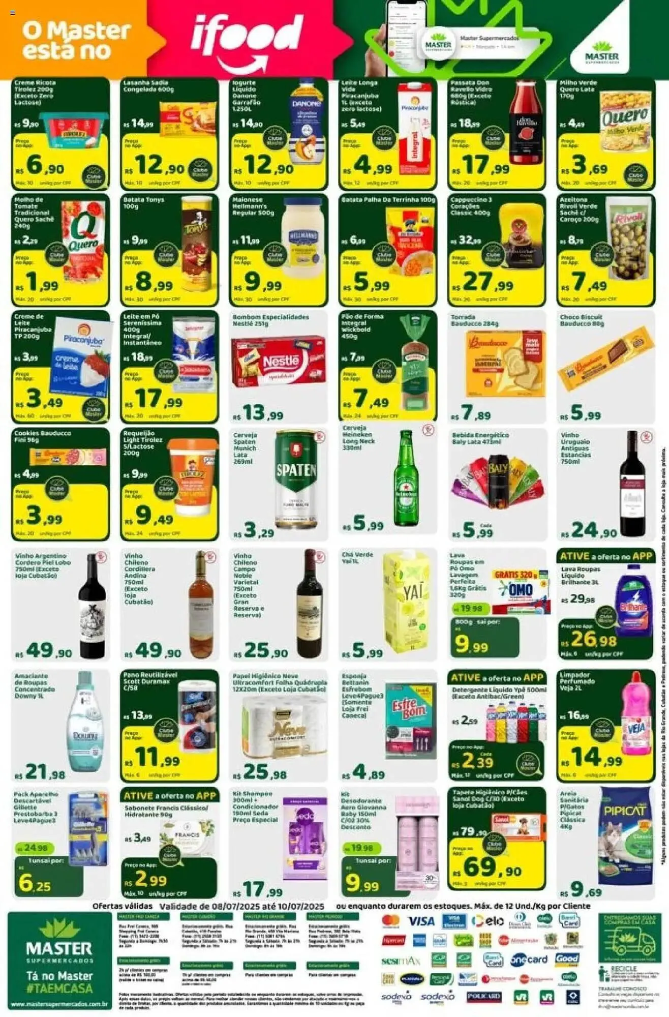 Encarte de Catálogo Master Supermercados 8 de julho até 9 de julho 2025 - Pagina 2