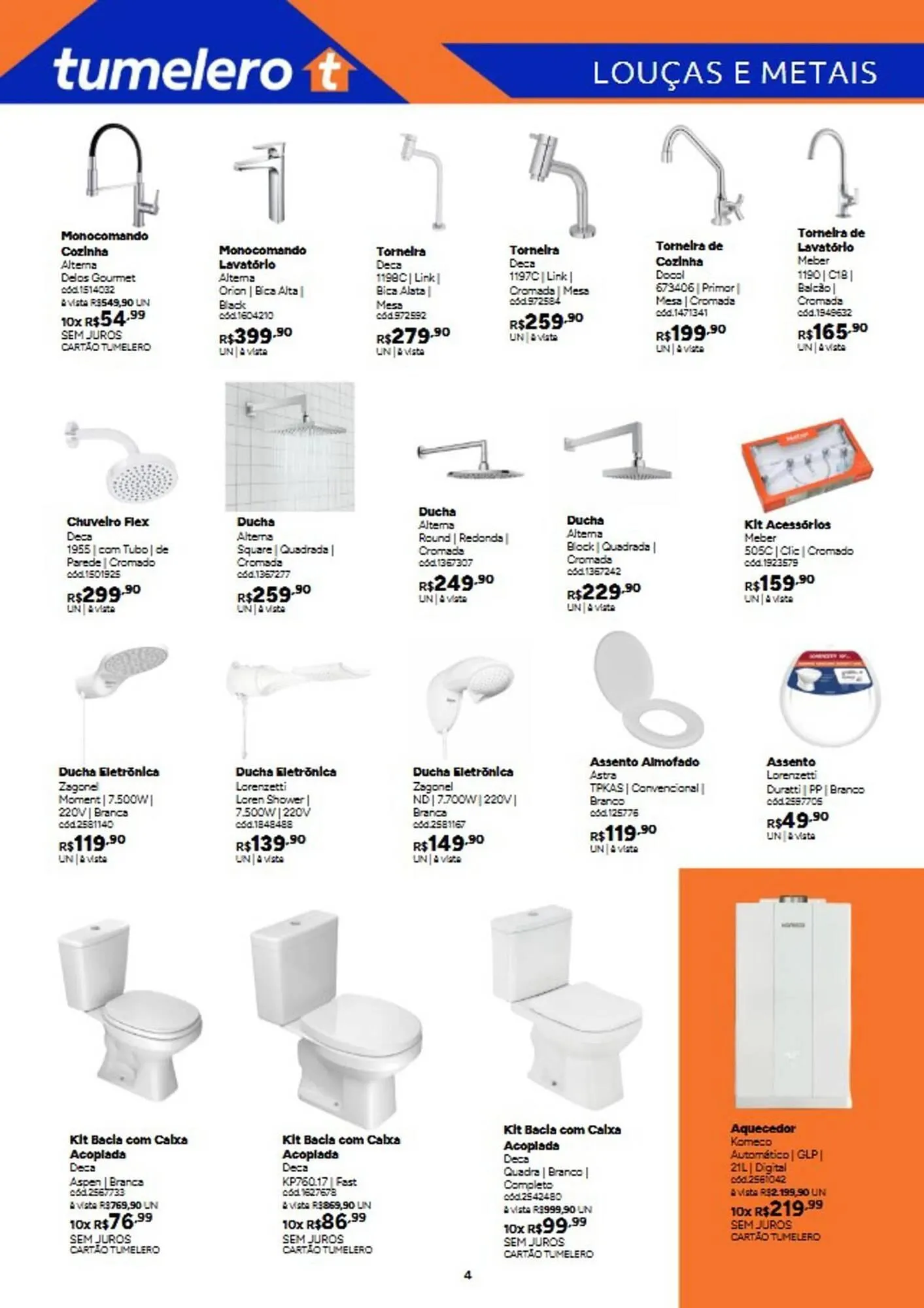 Encarte de Catálogo Tumelero 3 de março até 25 de março 2026 - Pagina 4